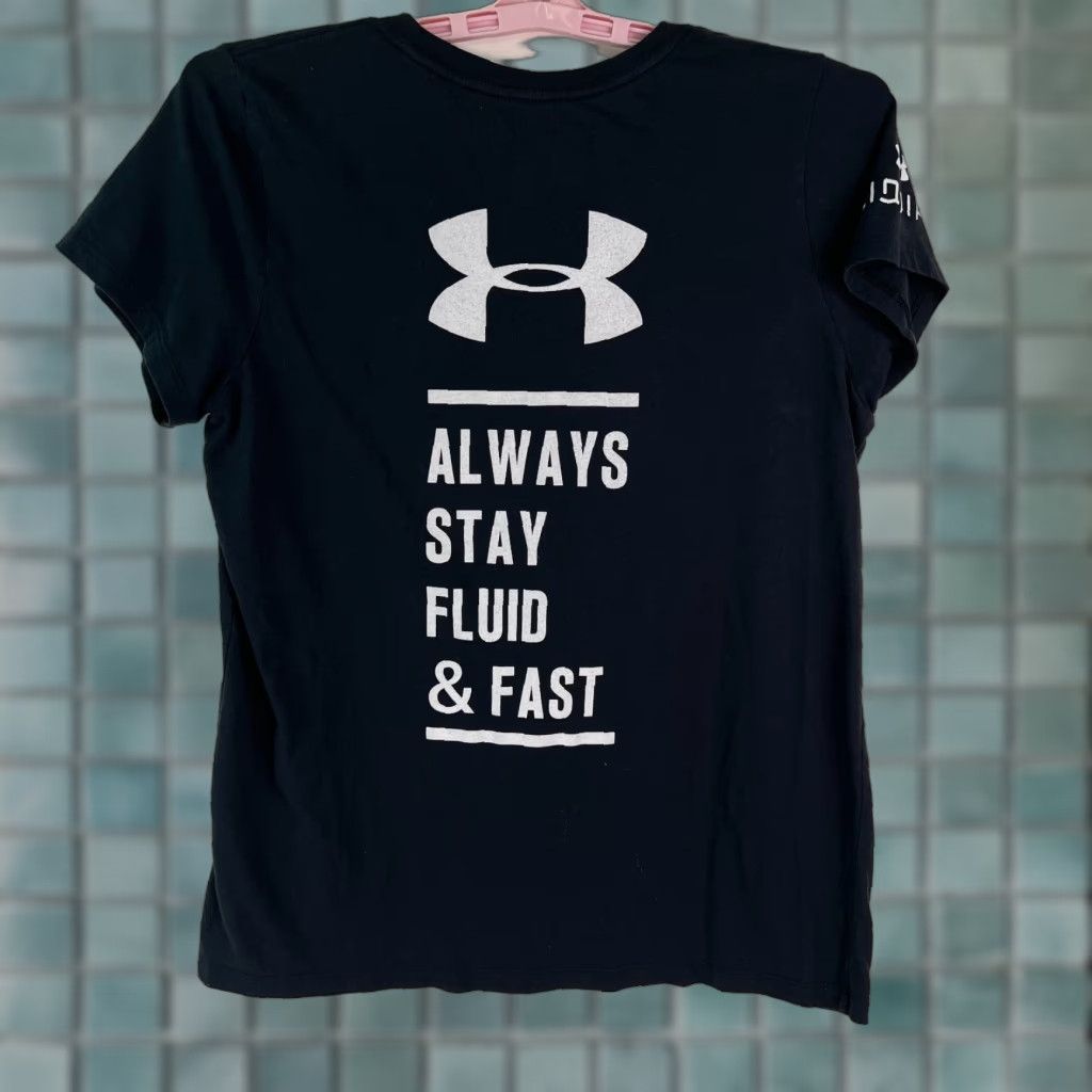 Under Armour Under Armour Mens Black T Shirt L - Graphic Cotton Blend, Short Sleeve, Crew Neck, Regular Fit, Logo, Casual Classic, Size L Mens Size US L / EU 52-54 / 3 - 1 Thumbnail