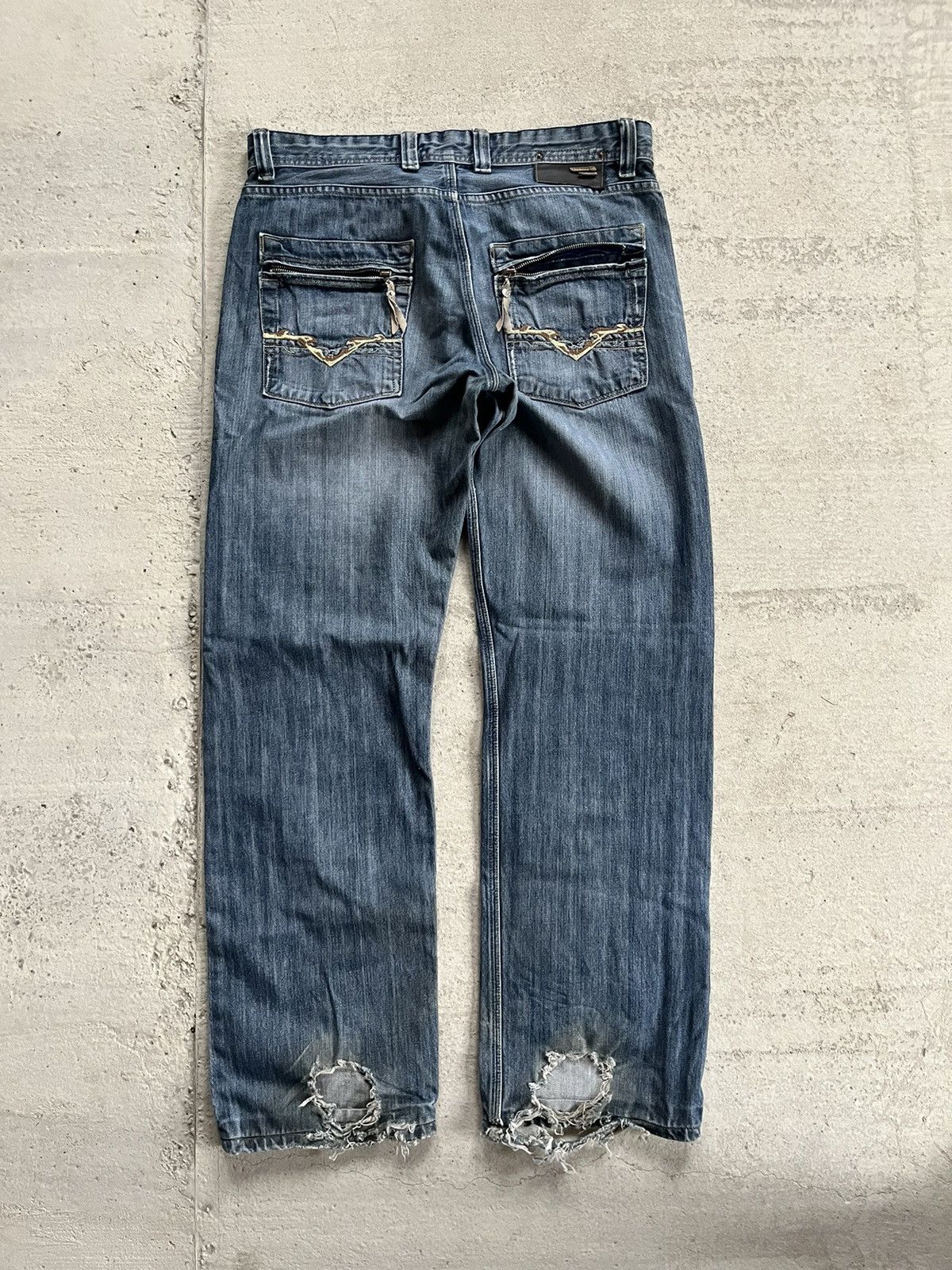 Diesel Diesel Heelbite Vintage Indigo Baggy Jeans | Grailed