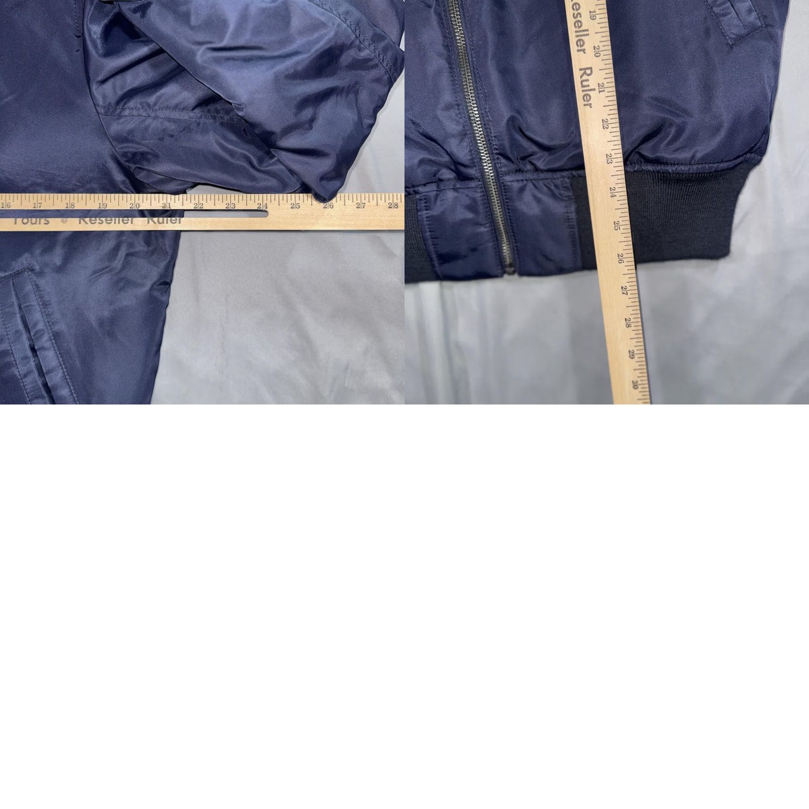 Wallace & Barnes Wallace & Barnes Jacket Mens Small Blue Nylon Bomber Insulated PrimaLoft Size US S / EU 44-46 / 1 - 8 Thumbnail