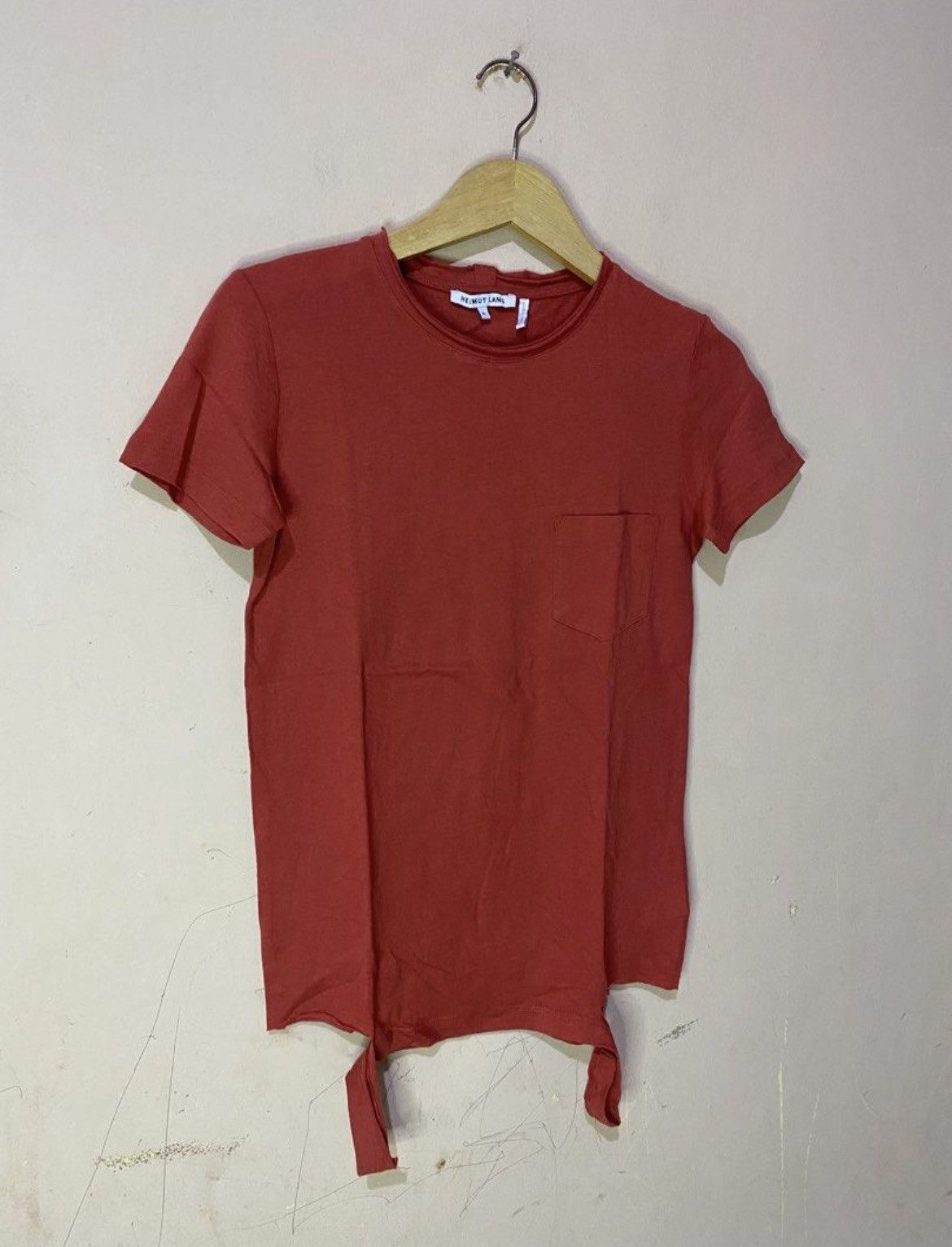 Helmut Lang Helmut Lang Distressed Style Tshirt Size S / US 4 / IT 40 - 1 Thumbnail
