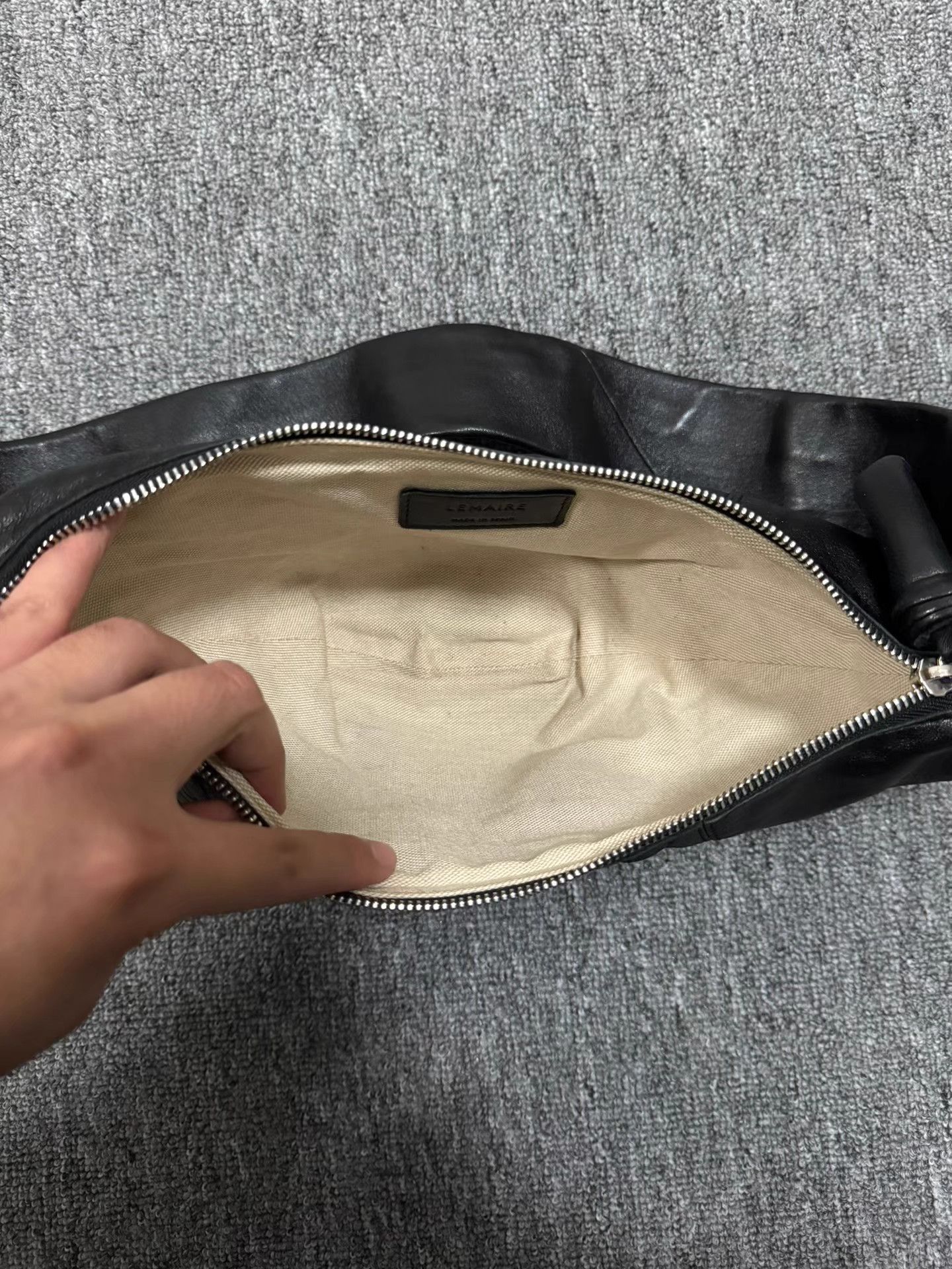 Lemaire Lemaire black Croissant bag Size ONE SIZE - 8 Thumbnail