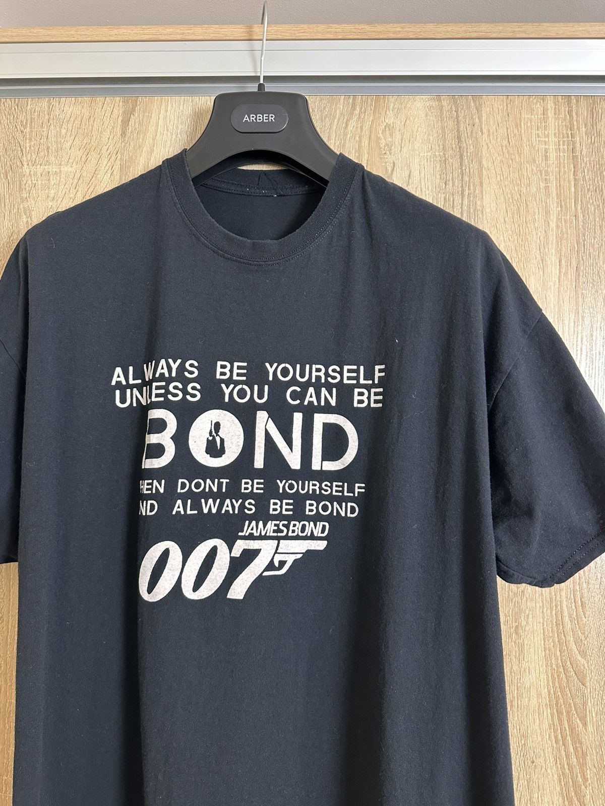 Vintage 🔥 RARE James Bond Agent 007 Vintage Movie T Shirt Size US XL / EU 56 / 4 - 2 Thumbnail