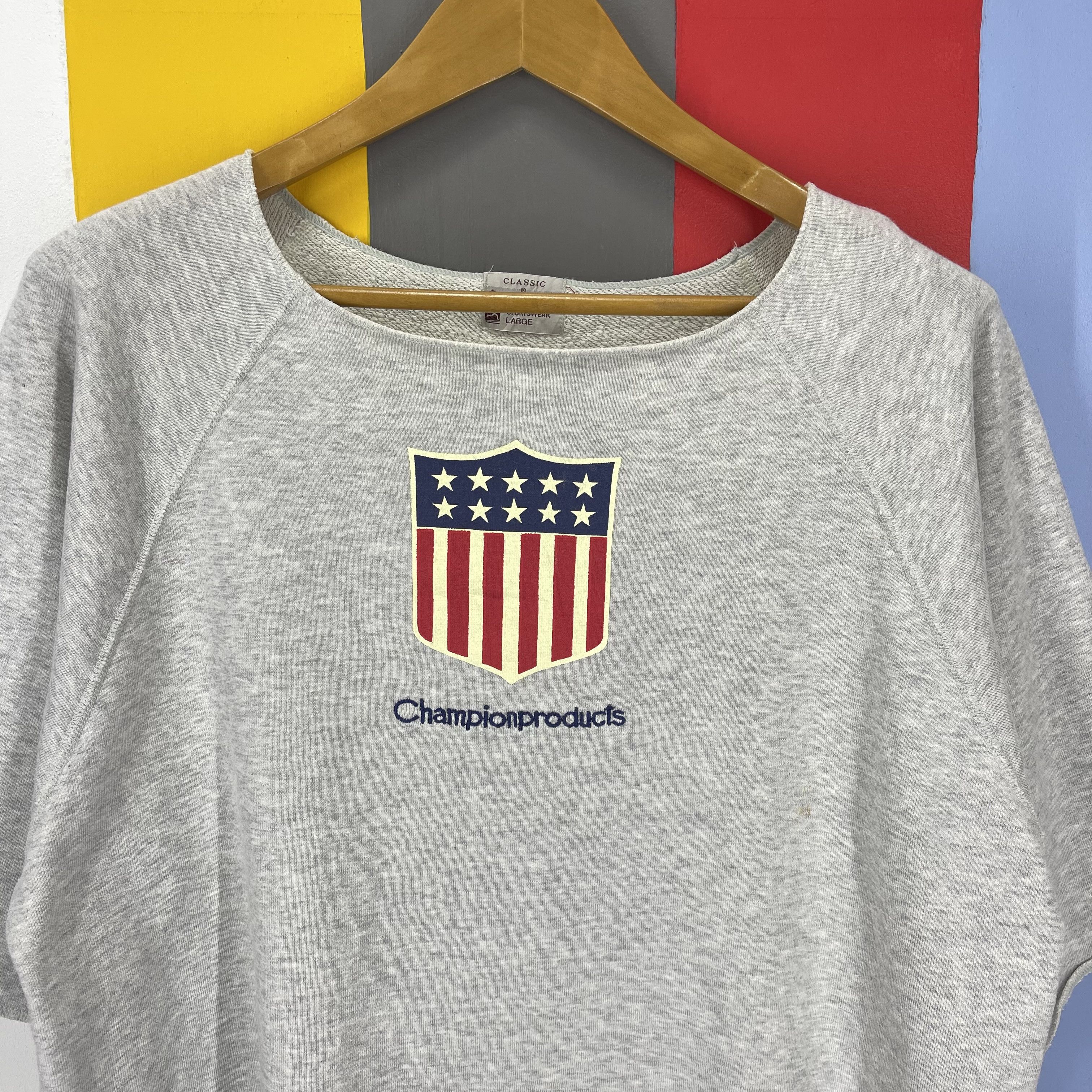 Champion 90s Vintage CHAMPION PRODUCTS Crew Neck Sweatshirt #1981/13 Size L / US 10 / IT 46 - 2 Thumbnail
