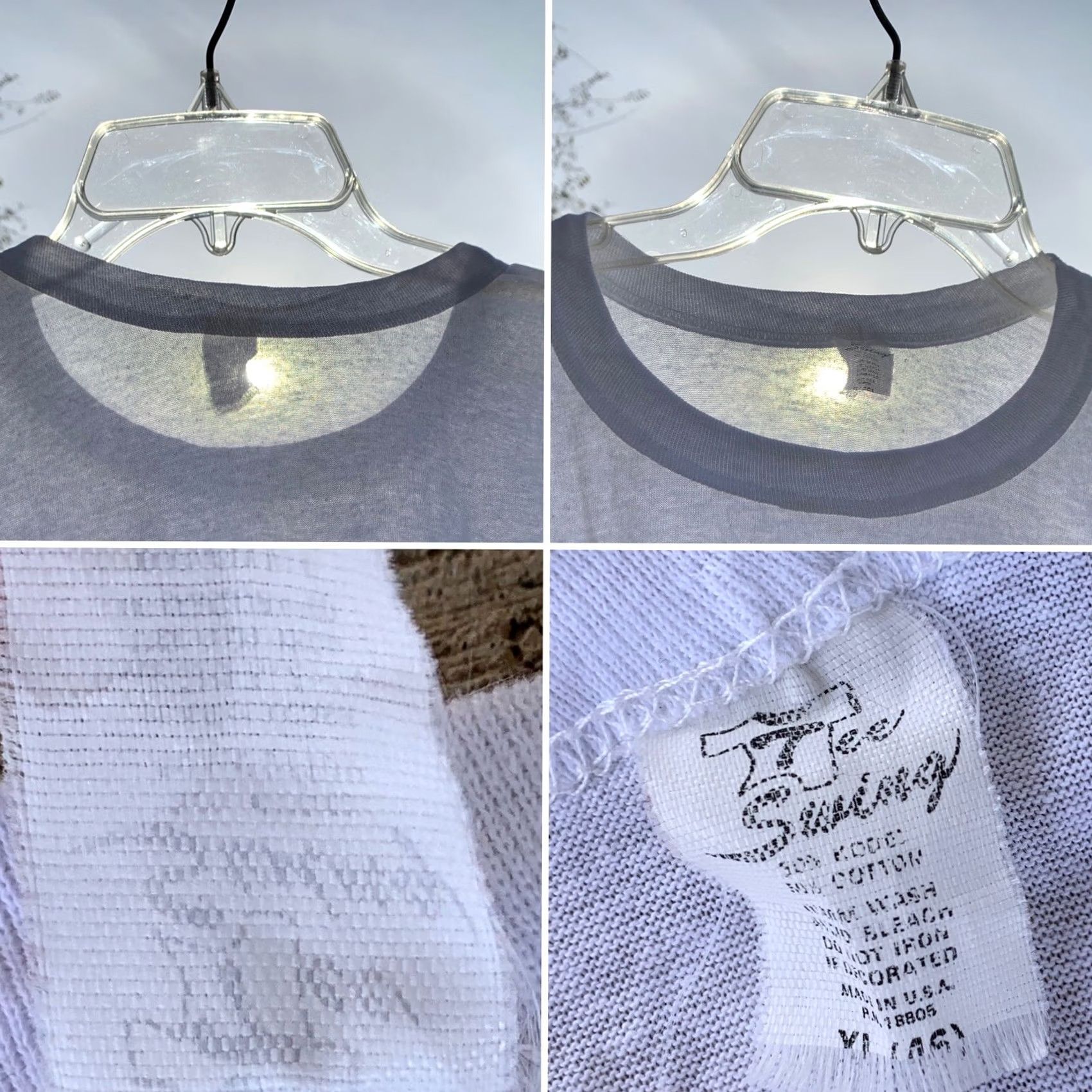 Vintage VINTAGE Tee Swing The Floating Jazz Festival S/S Norway M/S SEAWARD T-Shirt XL Made In USA Men White 1980s graphic tee Size US XL / EU 56 / 4 - 6 Thumbnail