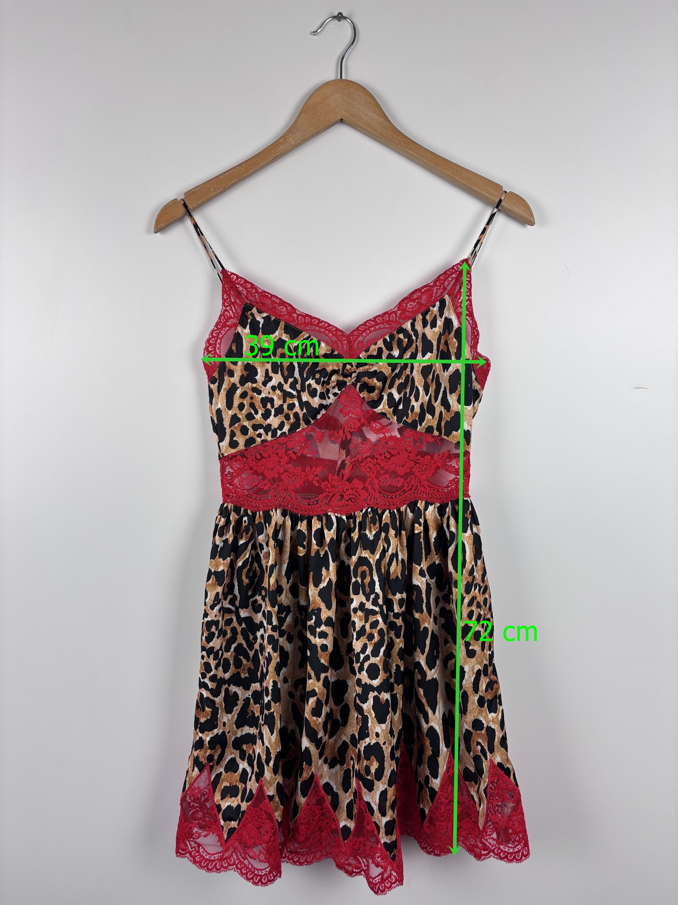 H&M × Paco Rabanne Paco Rabanne x H&M Leopard Mini Lace Dress Multicolor XS Size XS / US 0-2 / IT 36-38 - 2 Thumbnail