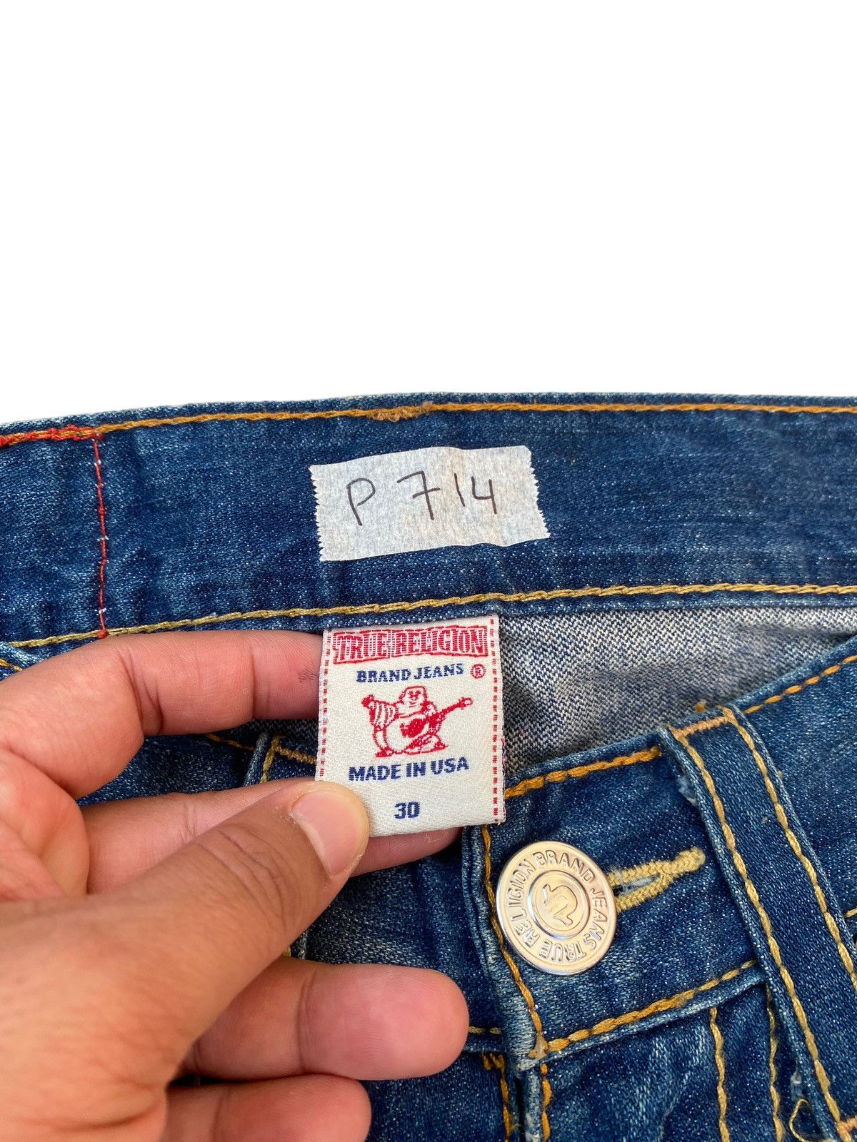 True Religion True Religion Joey Big T Flare Pant Size US 31 - 5 Thumbnail