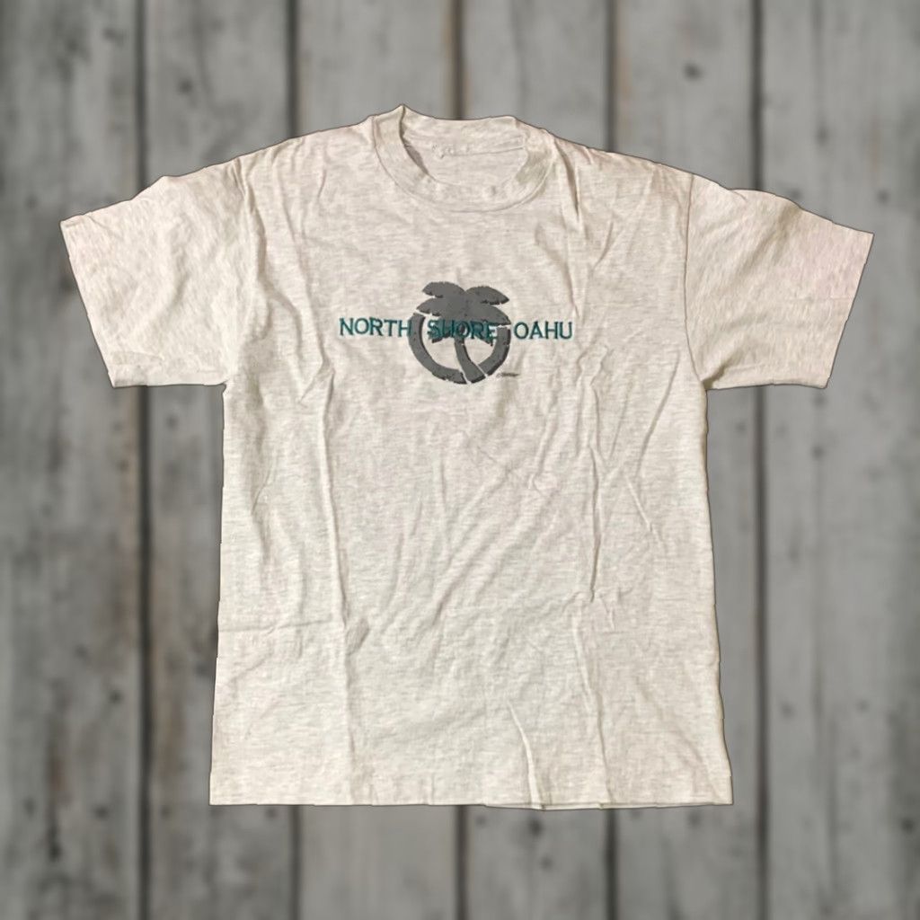 Vintage North Shore Oahu Hawaii Mens Small Single Stitch T Shirt Size US S / EU 44-46 / 1 - 1 Thumbnail