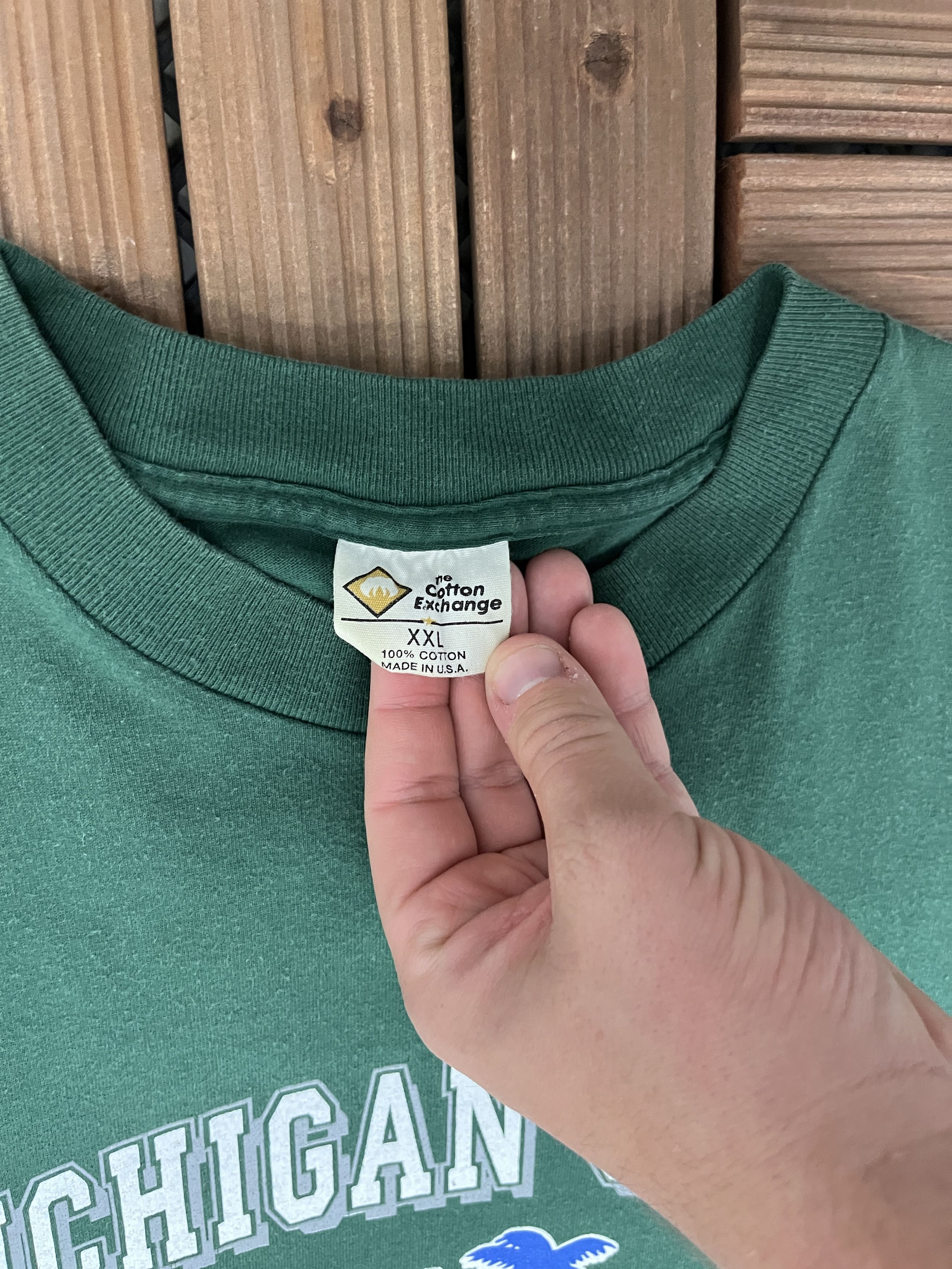 Vintage Michigan State Spartans Final Four 1999 Vintage Green Tee Size US XXL / EU 58 / 5 - 5 Thumbnail