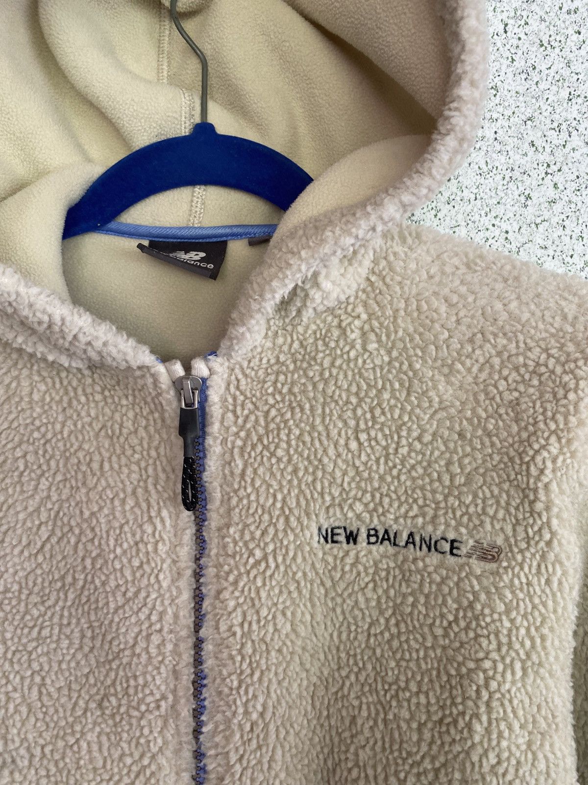 New Balance New Balance Sherpa Hoodie – Cream/ Beige Statement Back Logo Size S / US 4 / IT 40 - 10 Thumbnail
