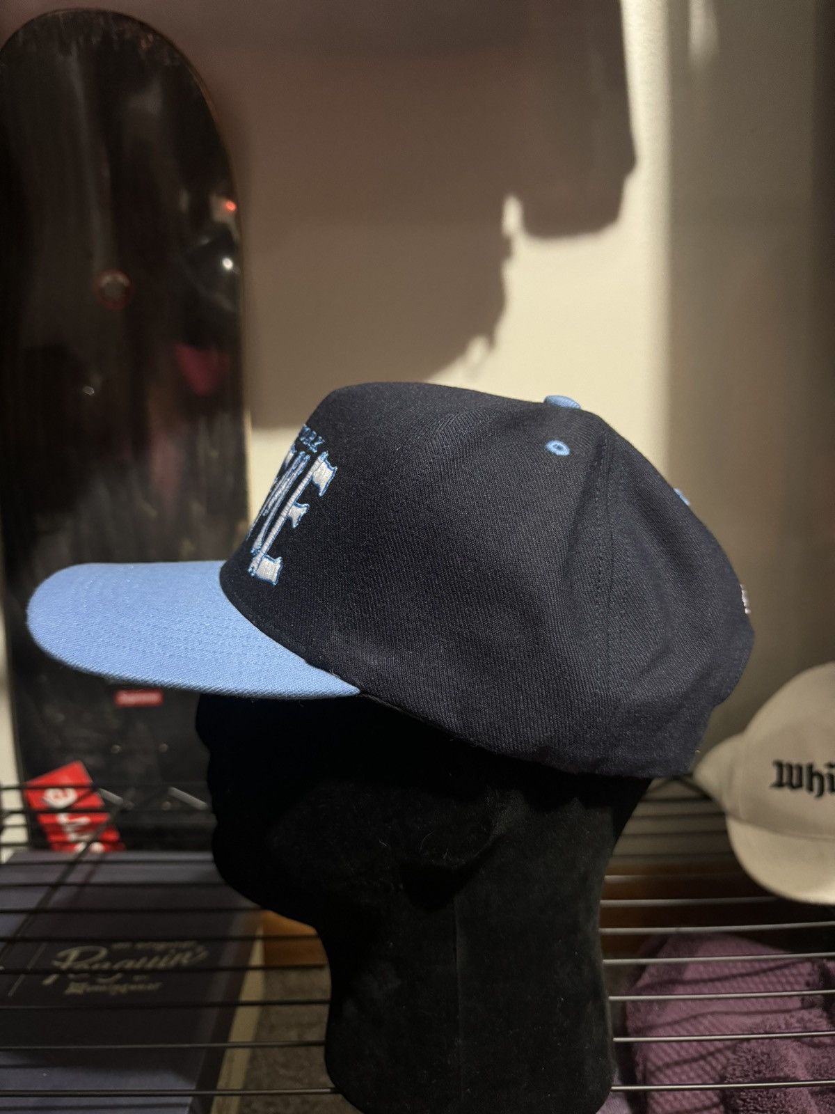 Supreme Supreme Bones Logo 5-Panel Navy Size ONE SIZE - 3 Thumbnail
