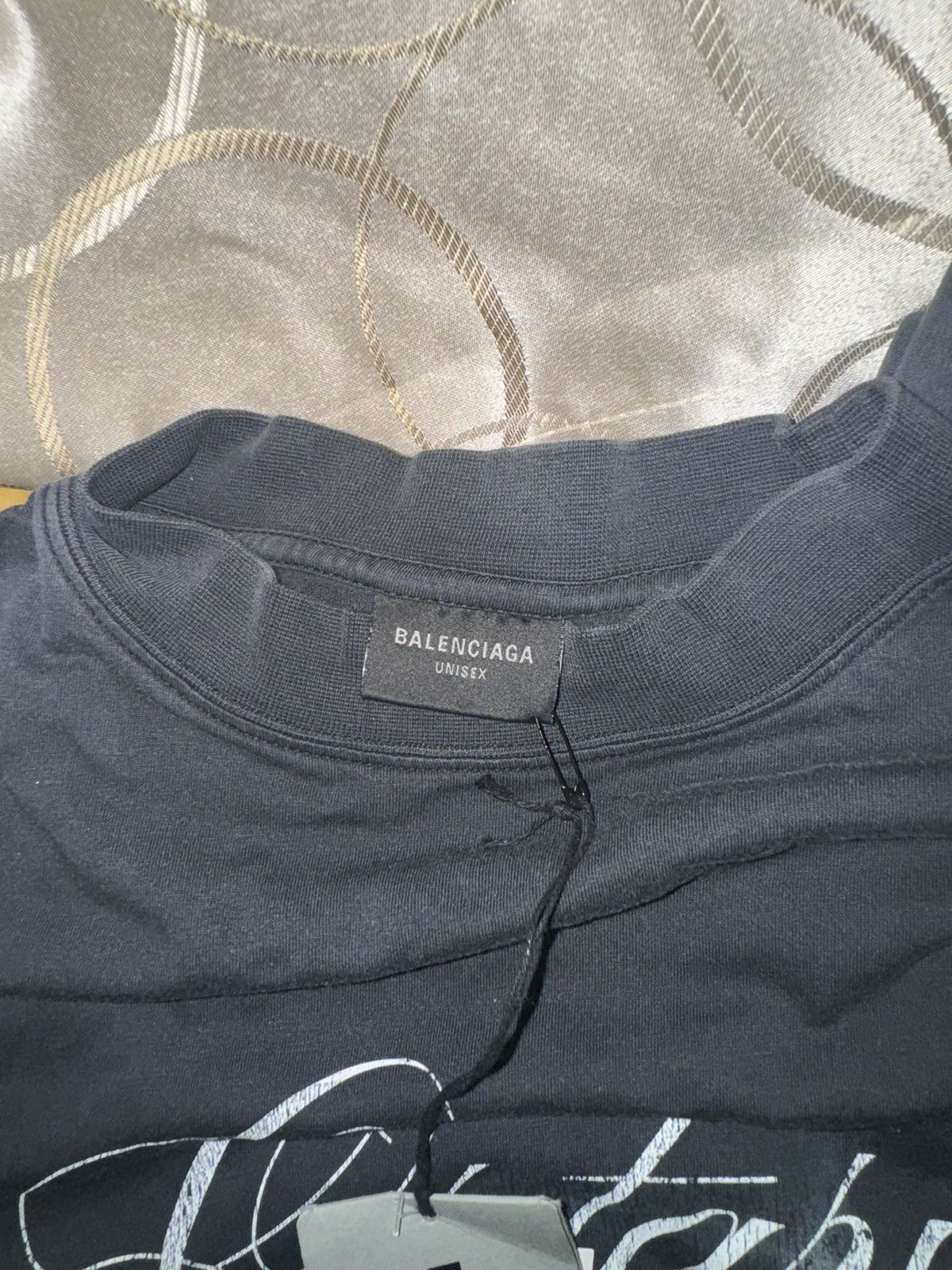 Balenciaga Balenciaga Getaria Oversized t-shirt (black faded