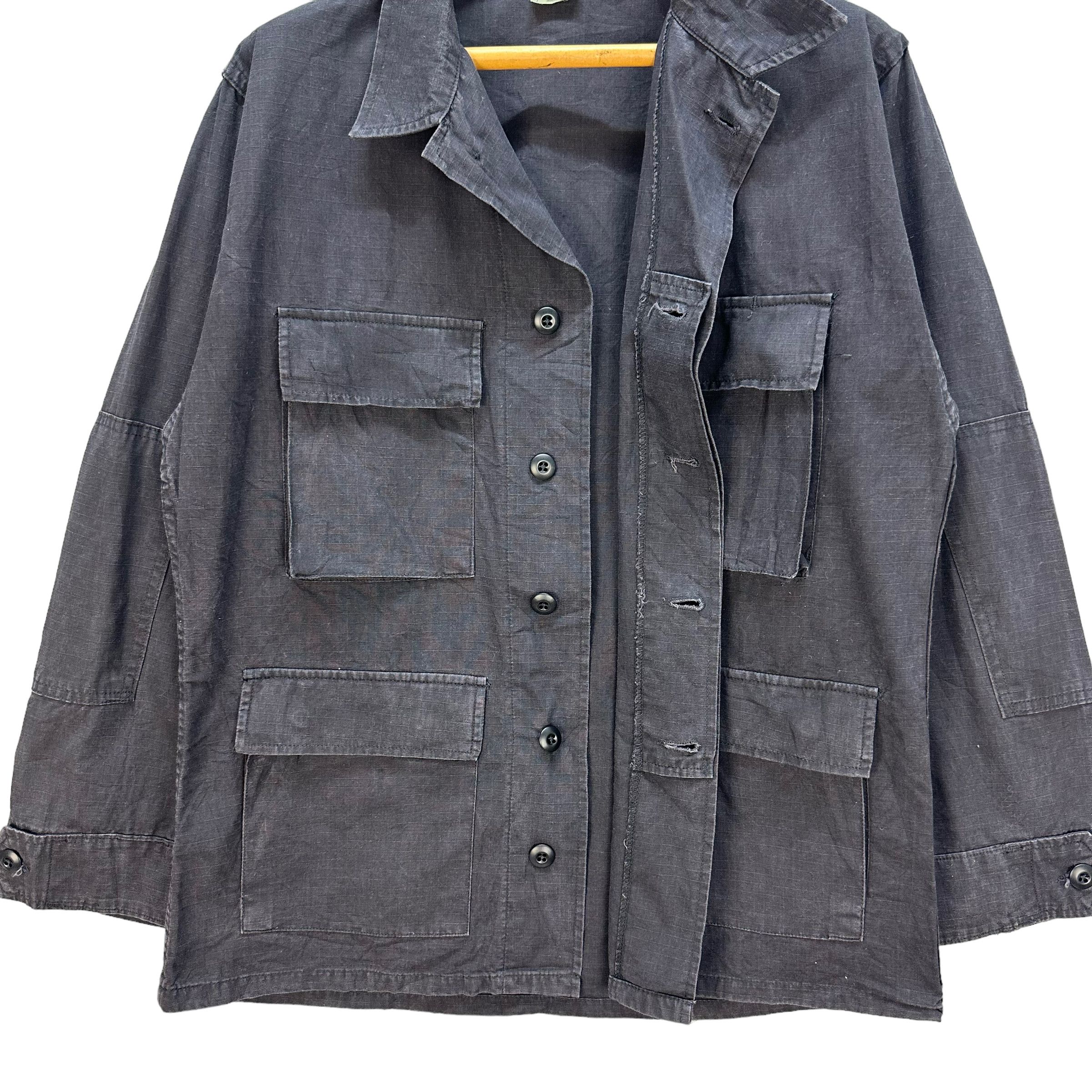 Vintage VINTAGE MILITARY FIELD JACKET CHORE JACKET #7986-195 Size US M / EU 48-50 / 2 - 6 Thumbnail
