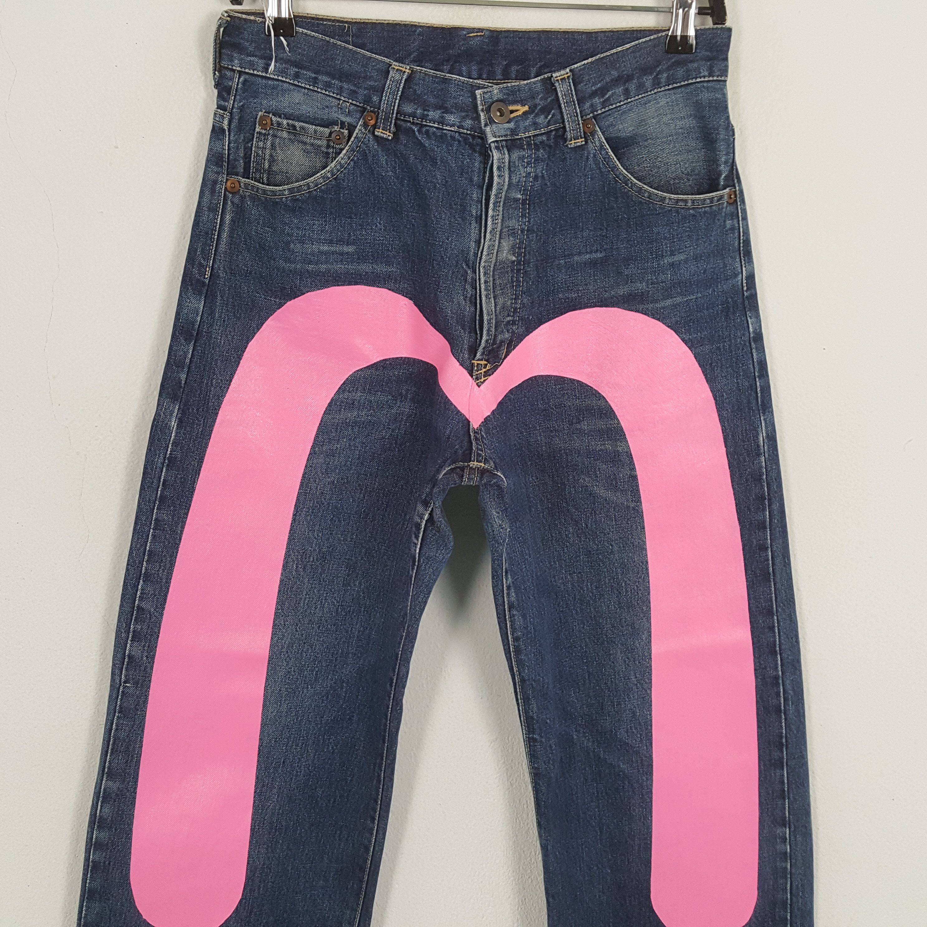 Evisu × Japanese Brand × Vintage EVISU Japanese Brand Streetwear Custom Daicock Jeans Size US 28 / EU 44 - 2 Thumbnail