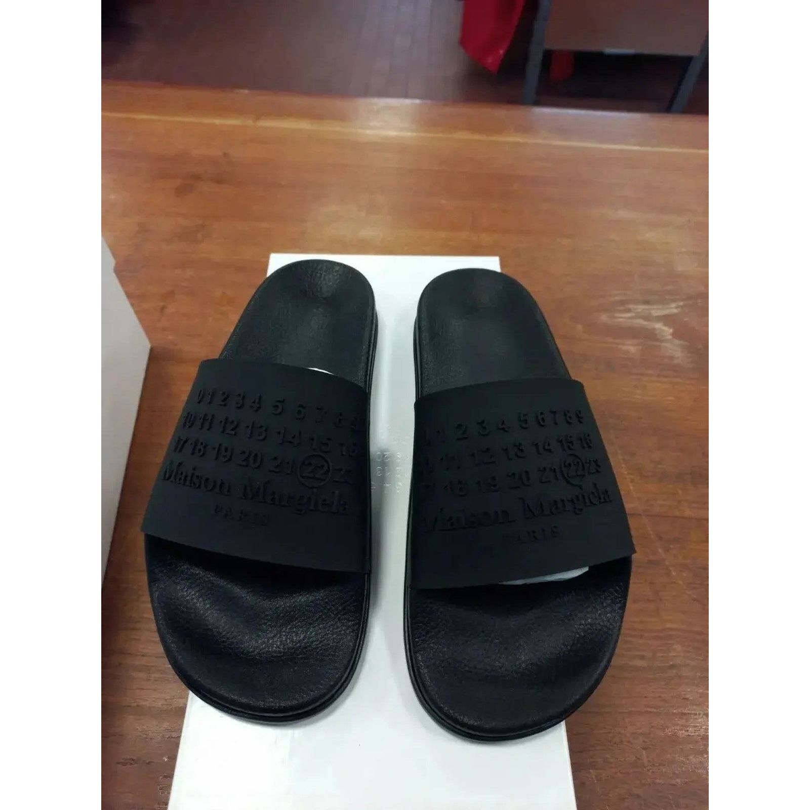 Maison Margiela o1rshd1 Slipper S57WX0024 in Nero Size US 10 / EU 43 - 3 Thumbnail