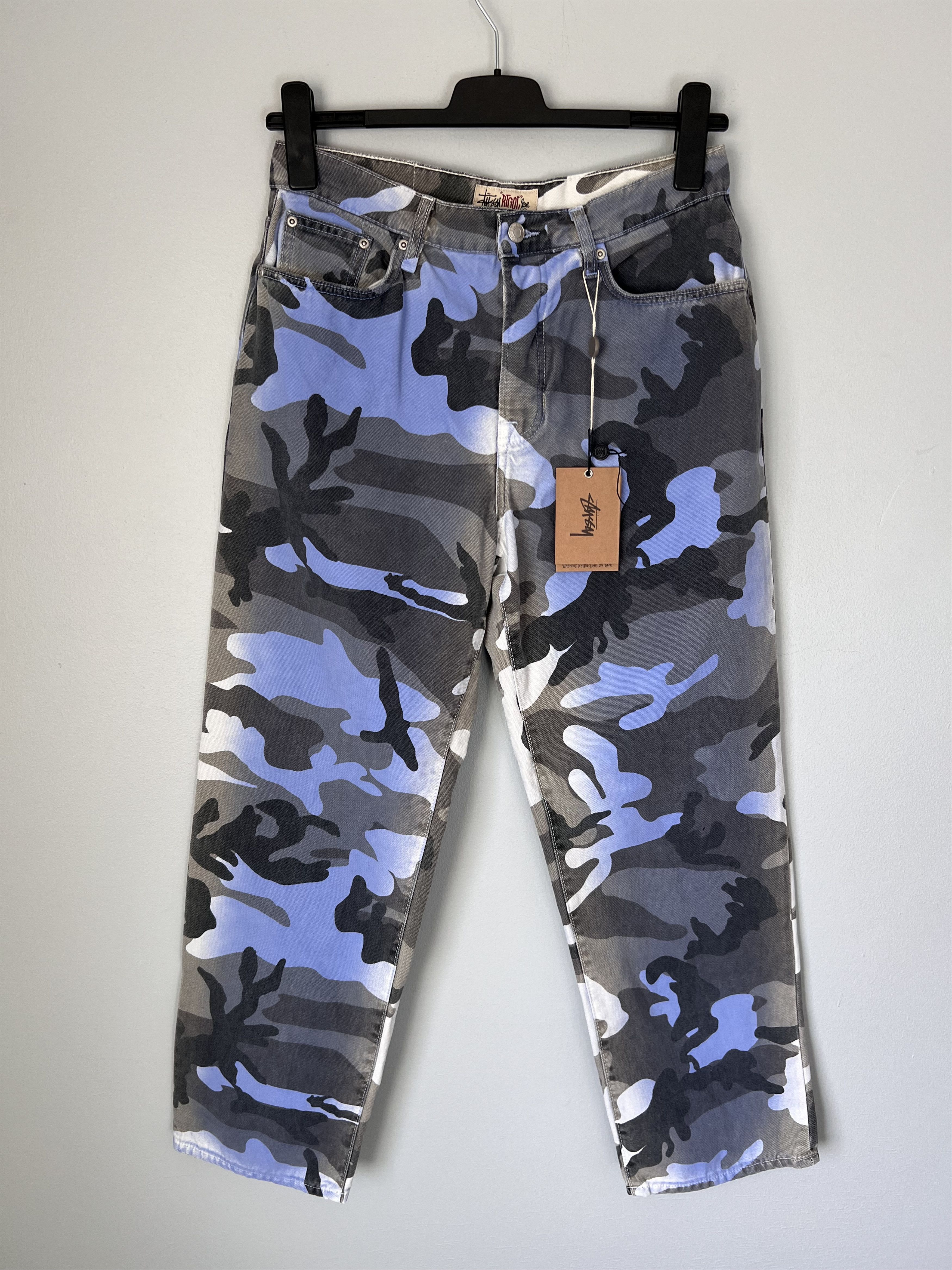 Stussy stussy big ol' jean camo canvas needlepunch | Grailed