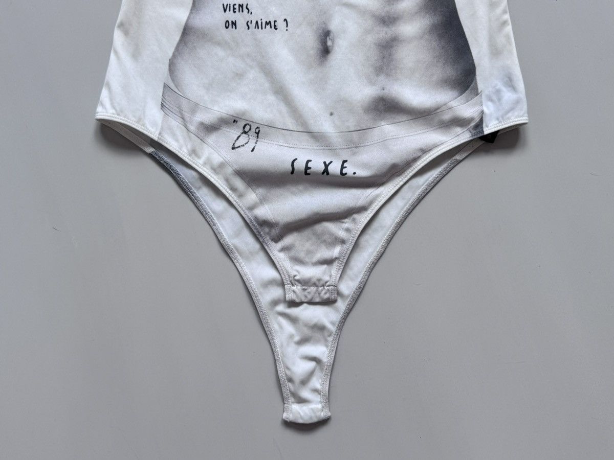 Other TTSWTRS Black and White Trompe l'oeil Body Bodysuit Size L / US 10 / IT 46 - 3 Thumbnail