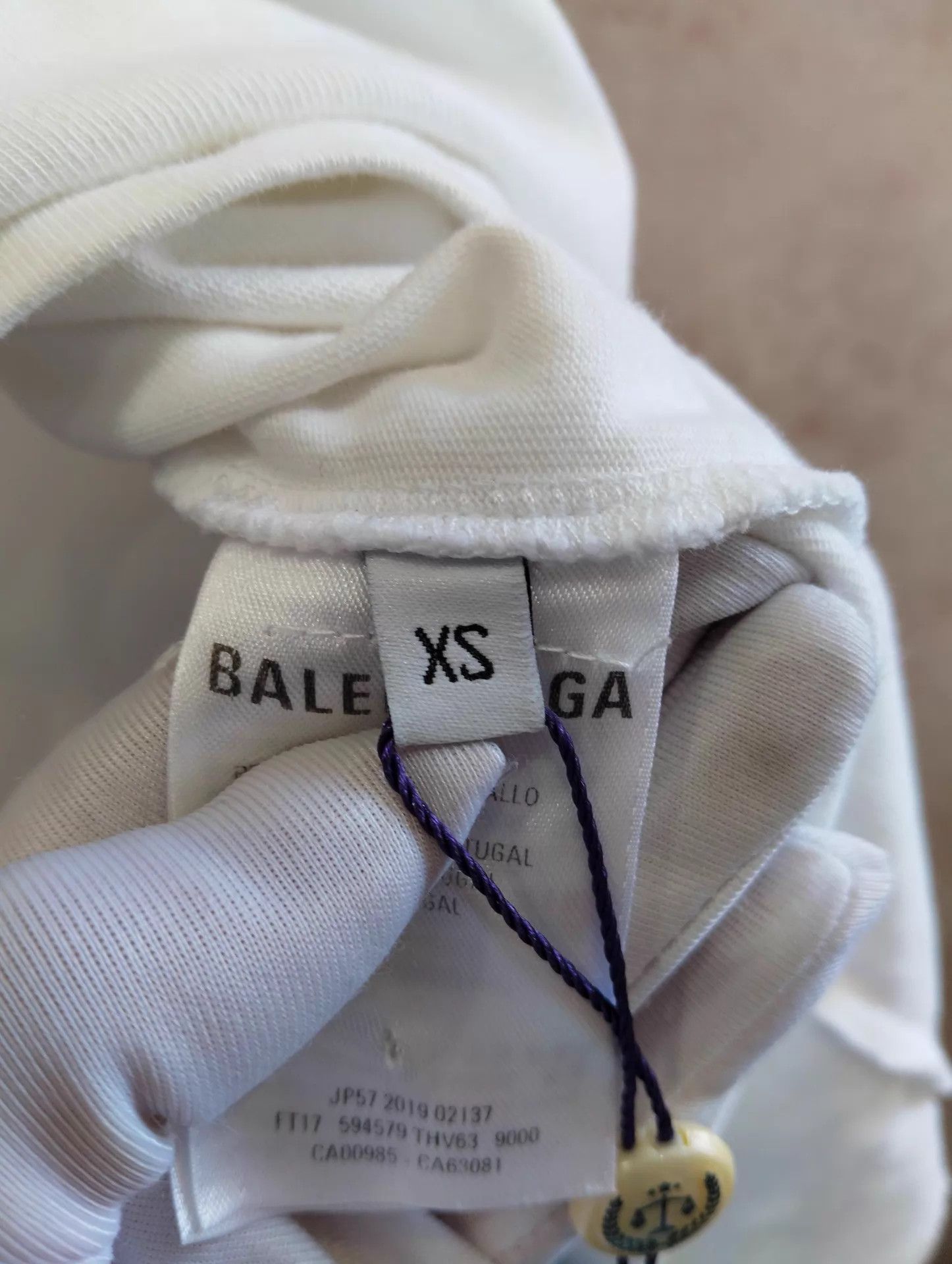 Balenciaga Balenciaga Eco Label Short Sleeve Tee XS 95 New Size US XS / EU 42 / 0 - 5 Thumbnail