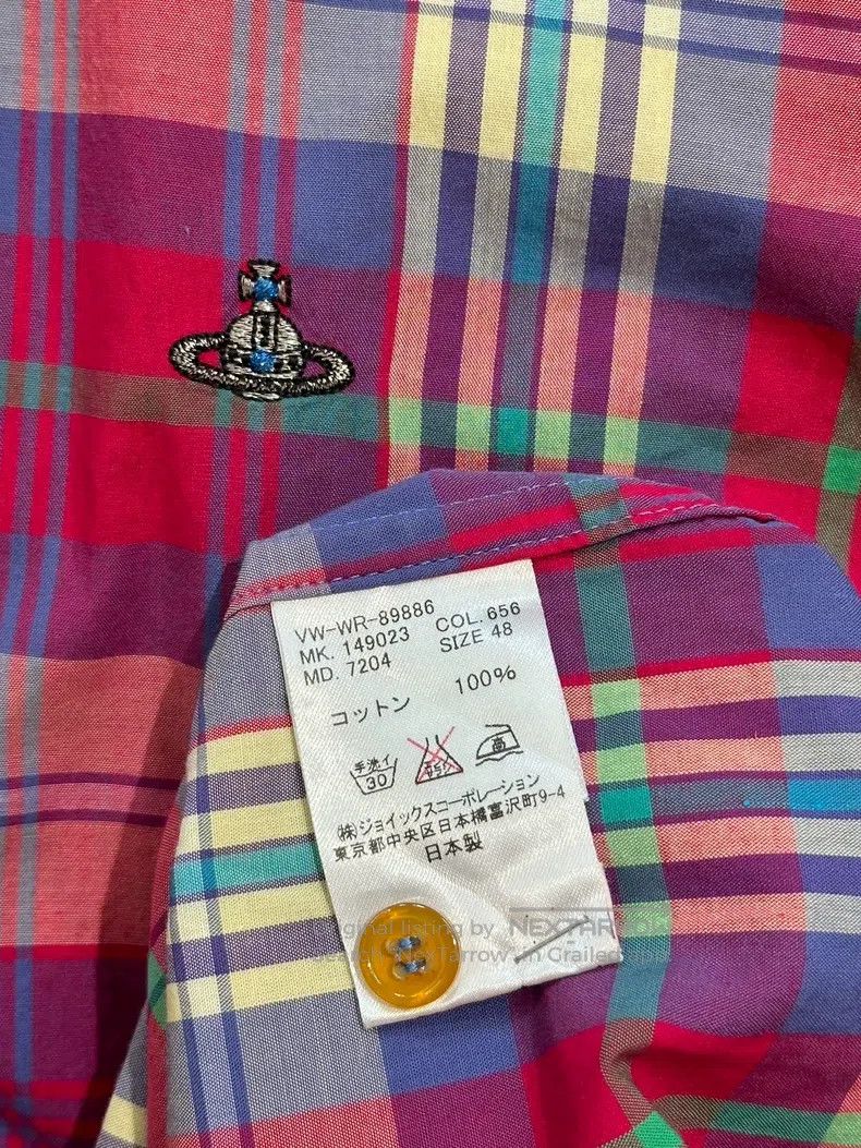 Vivienne Westwood vivienne westwood Slant front asymmetric plaid shirt Size L / US 10 / IT 46 - 7 Thumbnail
