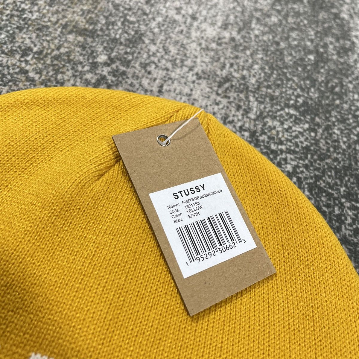 Stussy STUSSY SPORT BEANIE YELLOW Size ONE SIZE - 4 Thumbnail