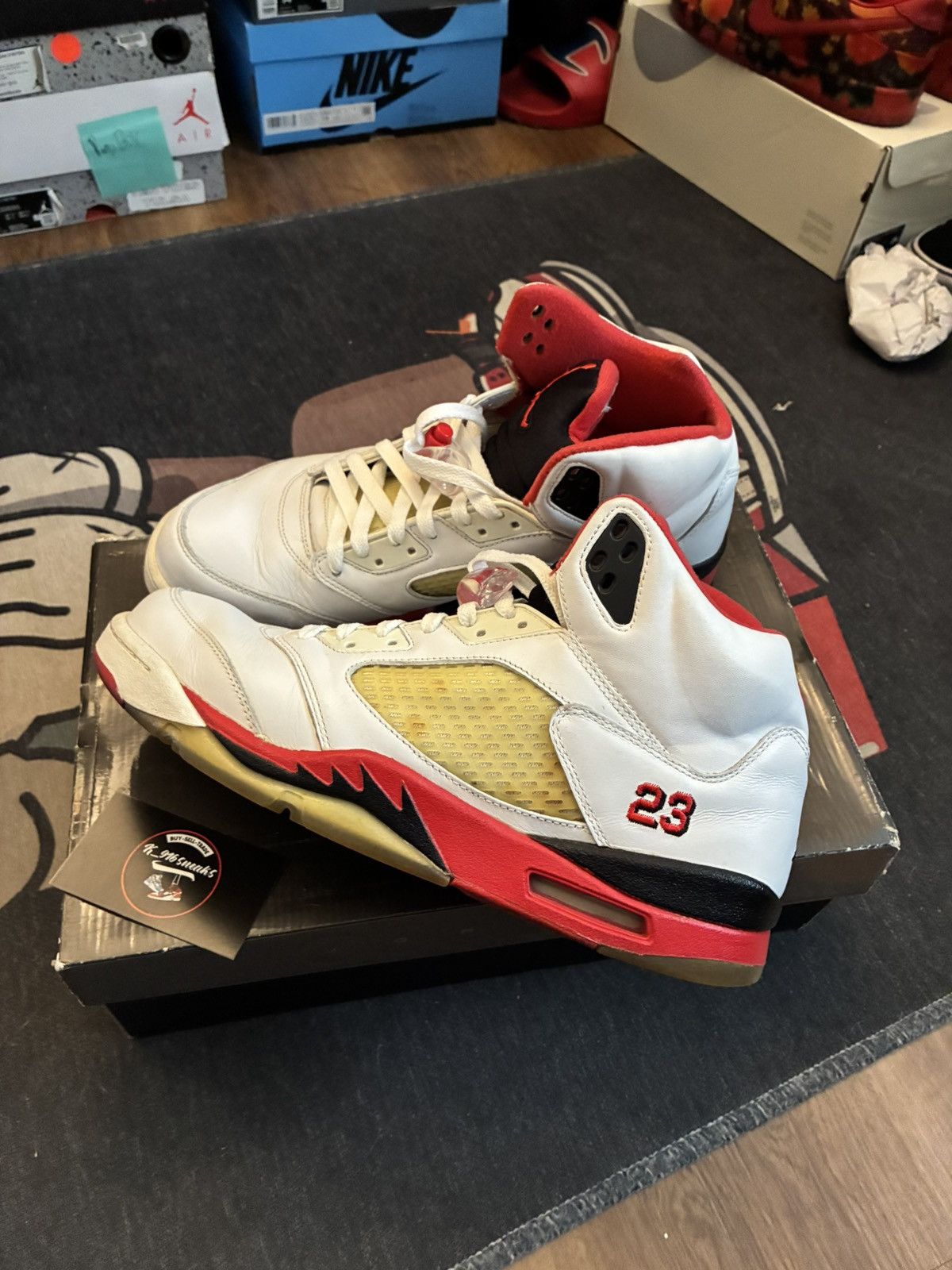 Jordan Brand Jordan 5 fire red 2006 Size US 11.5 / EU 44-45 - 1 Thumbnail