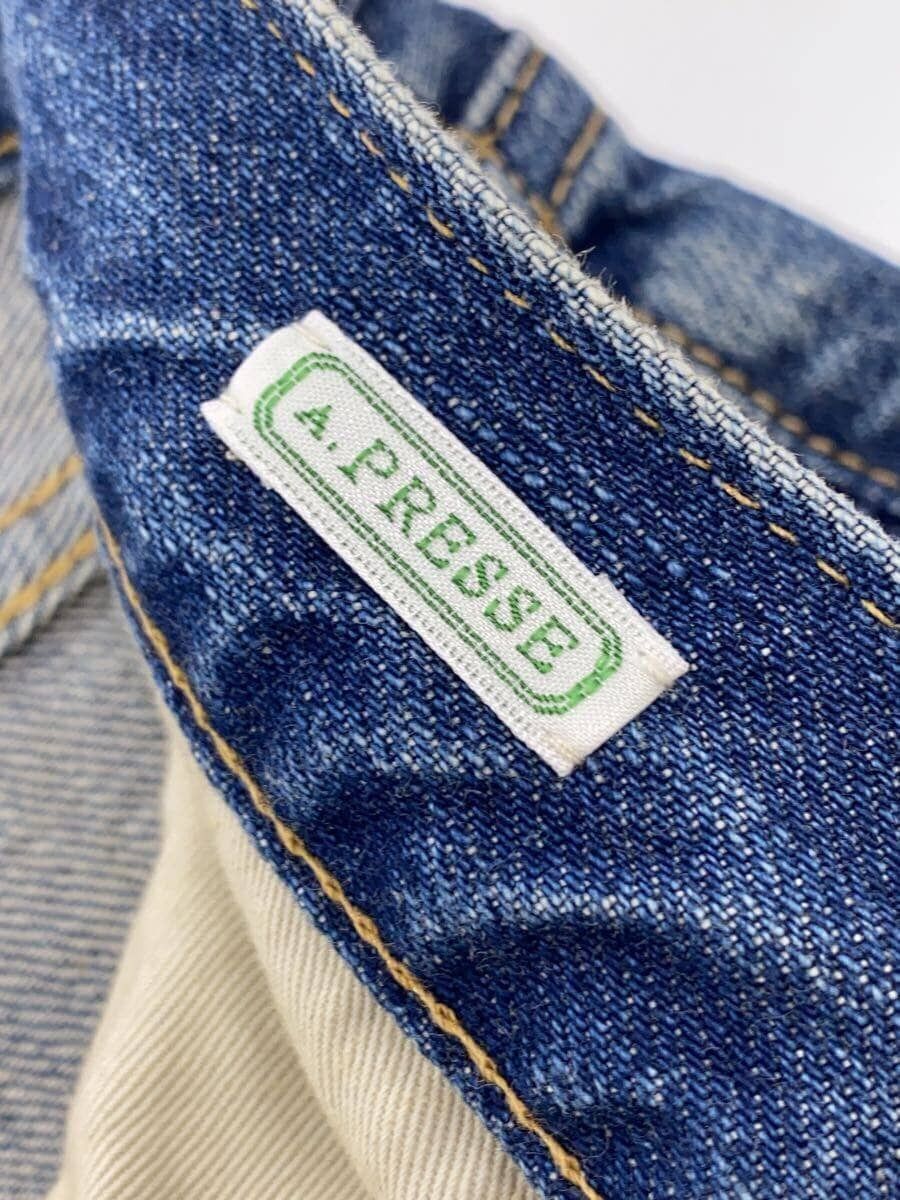A.PRESSE Washed Denim Pants E Size US 34 / EU 50 - 4 Thumbnail