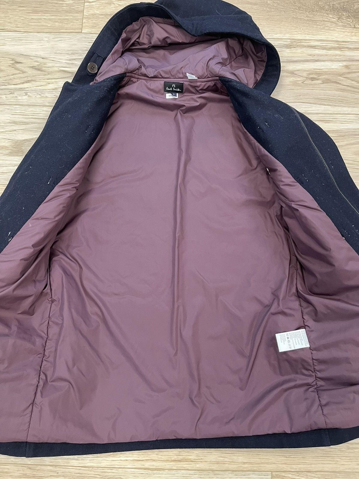 Paul Smith PS Paul Smith Men's Navy Wool Duffle Coat Size Small EUC Size US S / EU 44-46 / 1 - 4 Thumbnail
