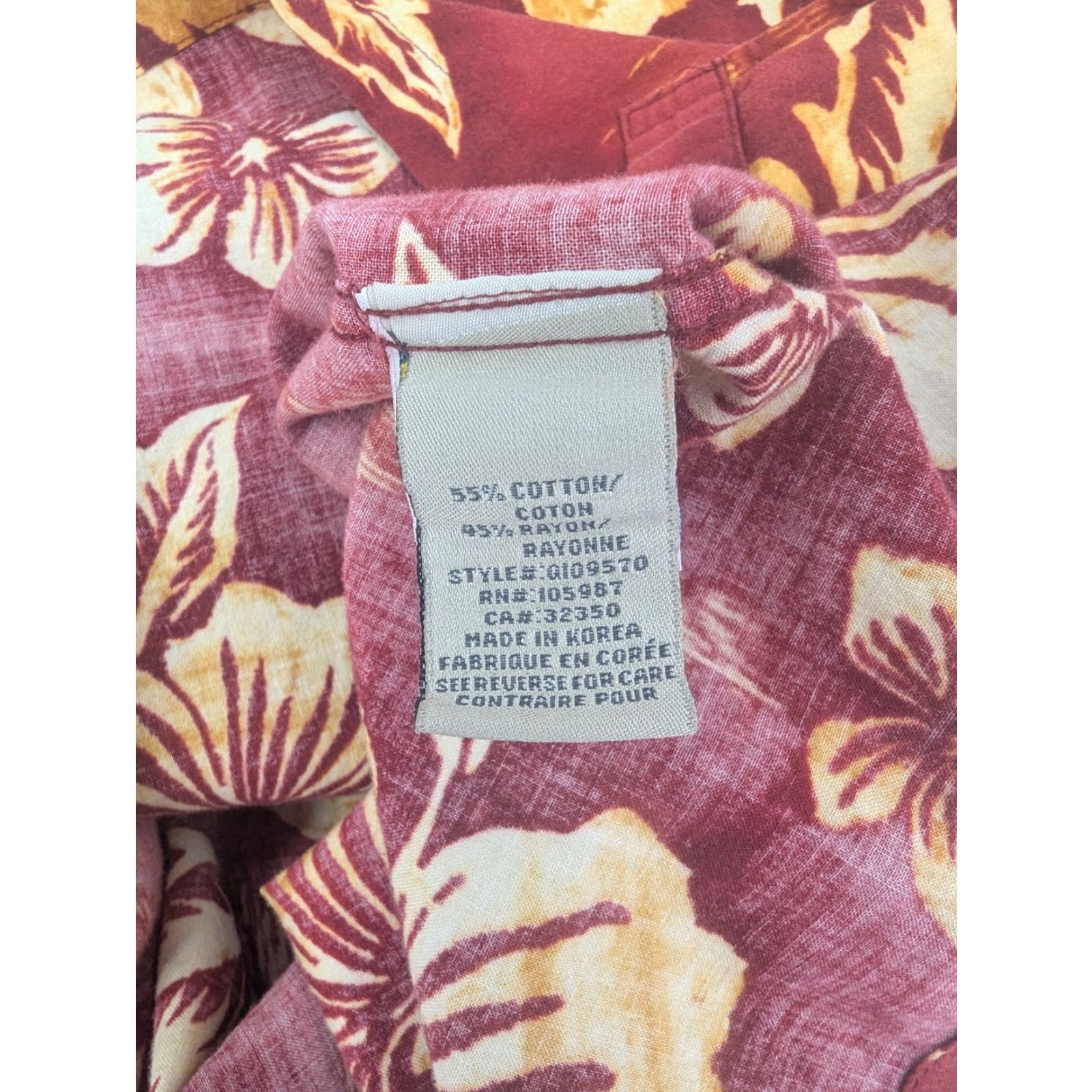 Quiksilver Quiksilver Button Up Red Floral Hawaiian Shirt Men's Medium Tropical Aloha Y2K Mens Size US M / EU 48-50 / 2 - 7 Thumbnail