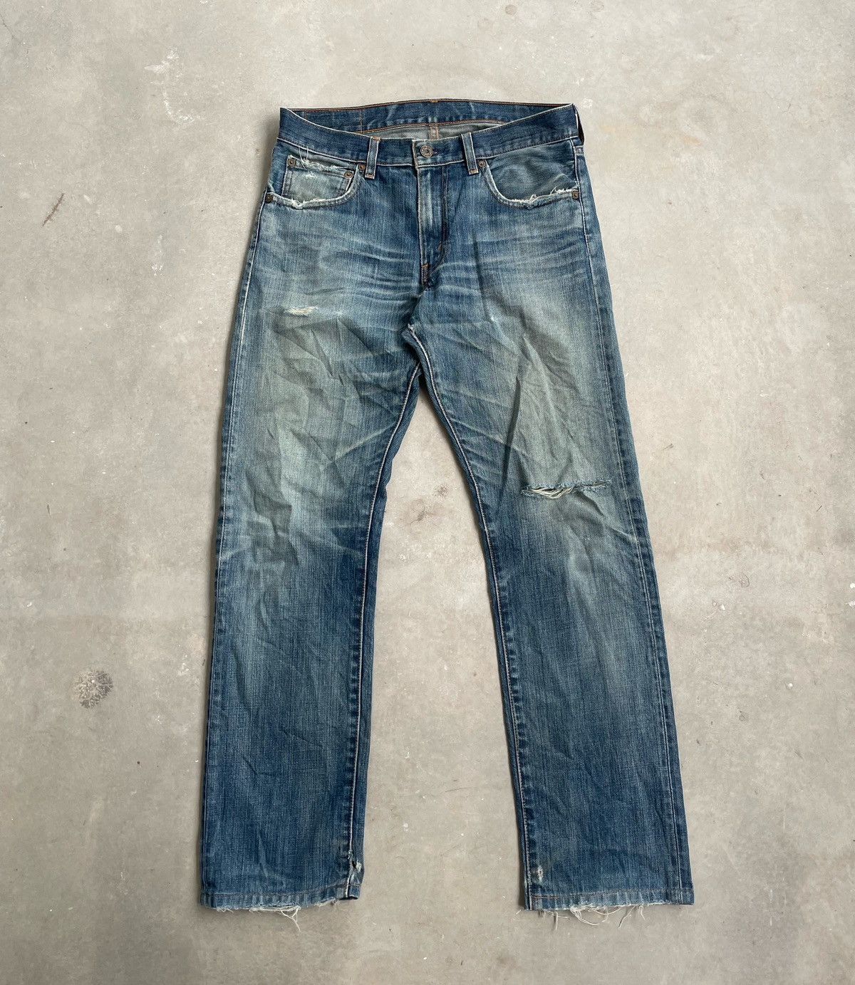 Levi's × Vintage Y2K LEVIS 505 MADE IN JAPAN WELL WORN Size US 31 - 1 Thumbnail