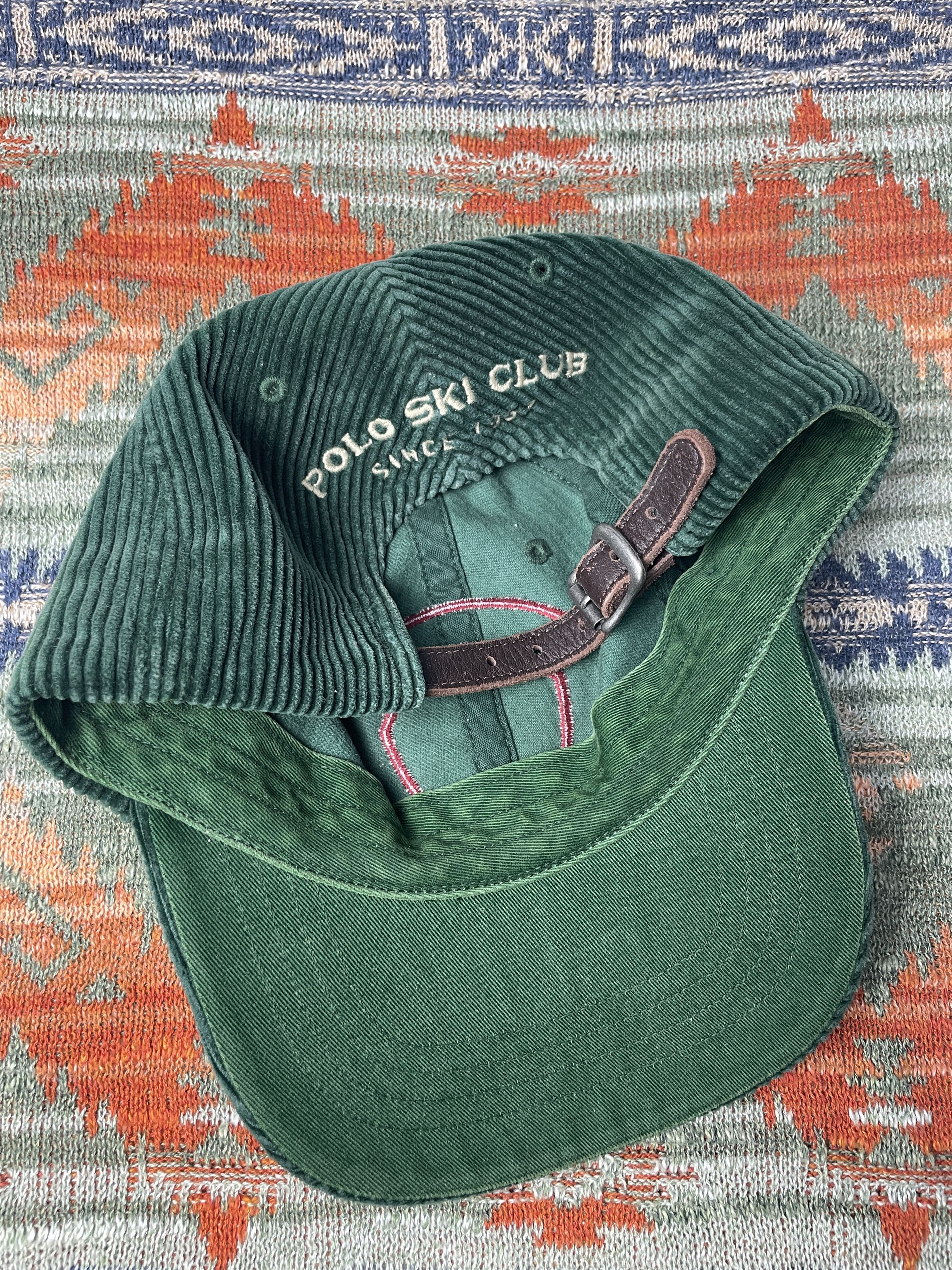 Polo Ralph Lauren Polo Ralph Lauren Rare Leather Baseball Hat cap Size ONE SIZE - 5 Thumbnail