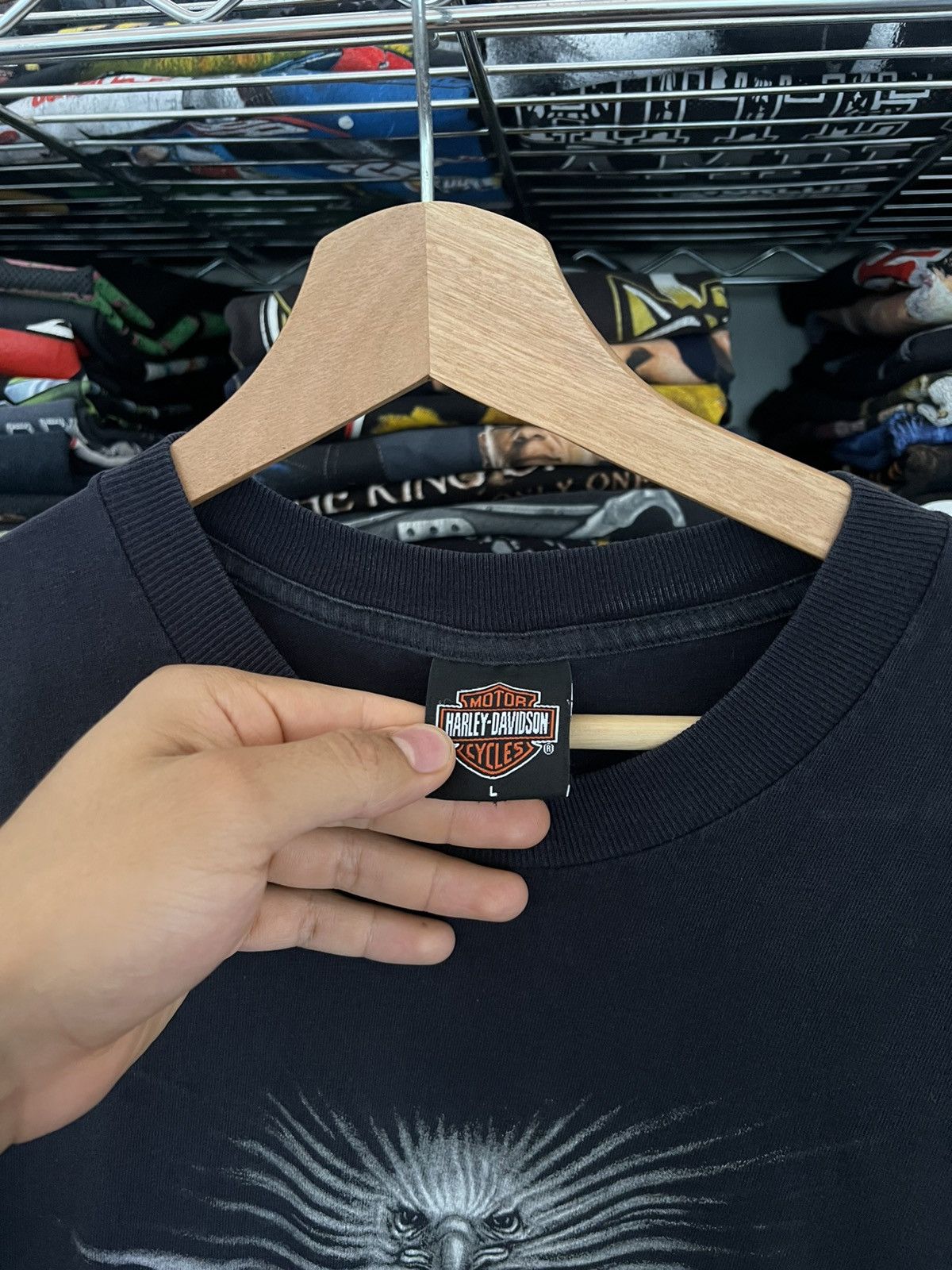 Harley Davidson 2004 H-D Kuwait Arab Tee Size US L / EU 52-54 / 3 - 4 Thumbnail