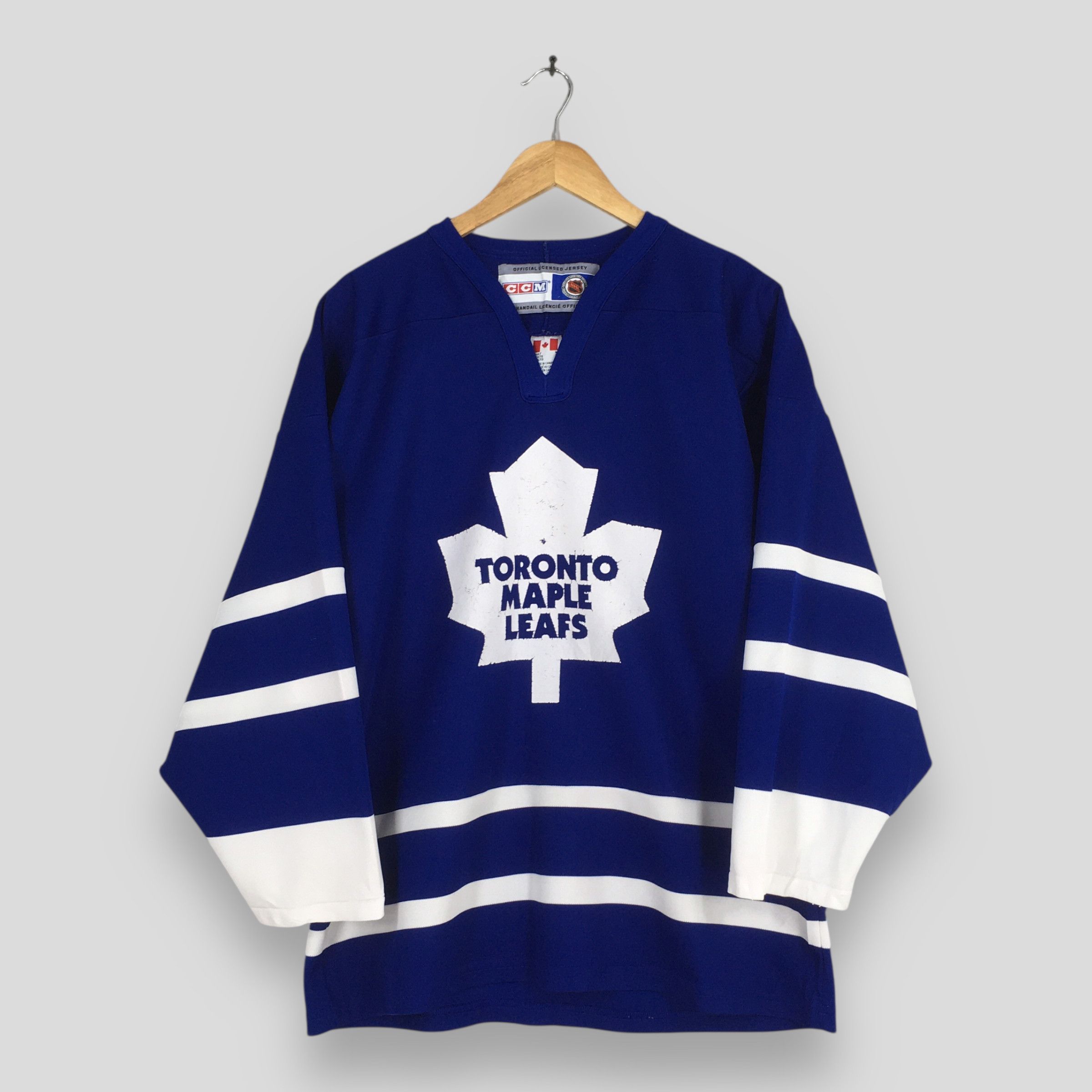 NHL Vintage 90s Toronto Maple Leafs Blue Jersey M Size US M / EU 48-50 / 2 - 1 Thumbnail