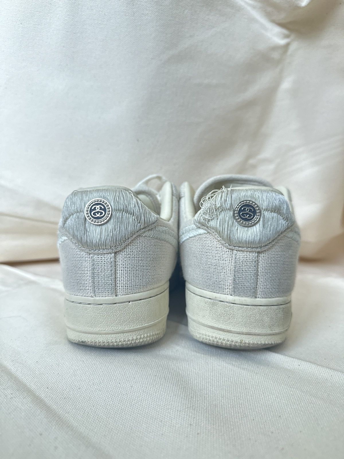 Nike × Stussy Stussy Bone Fossil Air Force 1 Low-Top Size US 9.5 / EU 42-43 - 4 Thumbnail