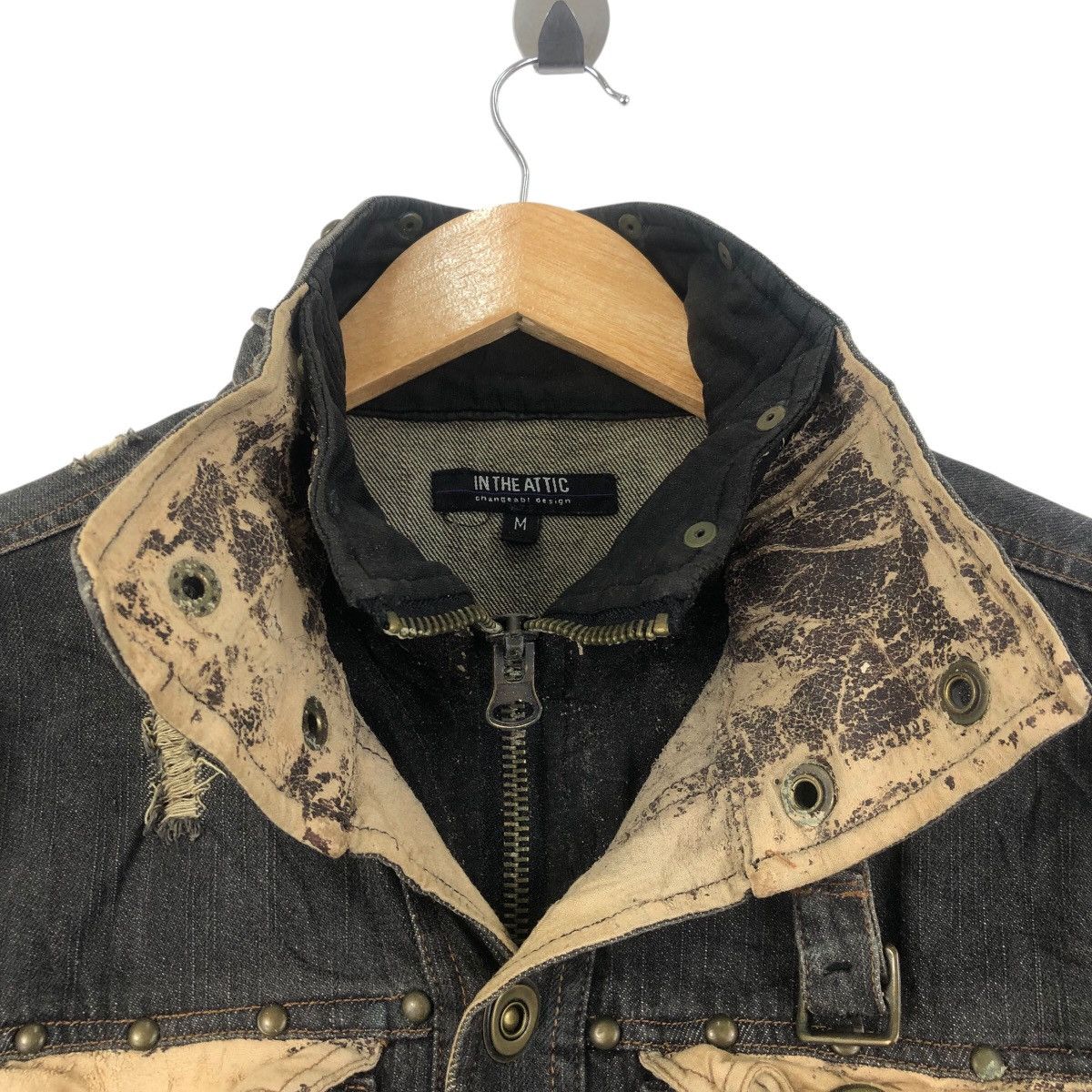 In The Attic IN THE ATTIC Distressed Design Made In Japan Pocket Jacket Size US M / EU 48-50 / 2 - 5 Thumbnail