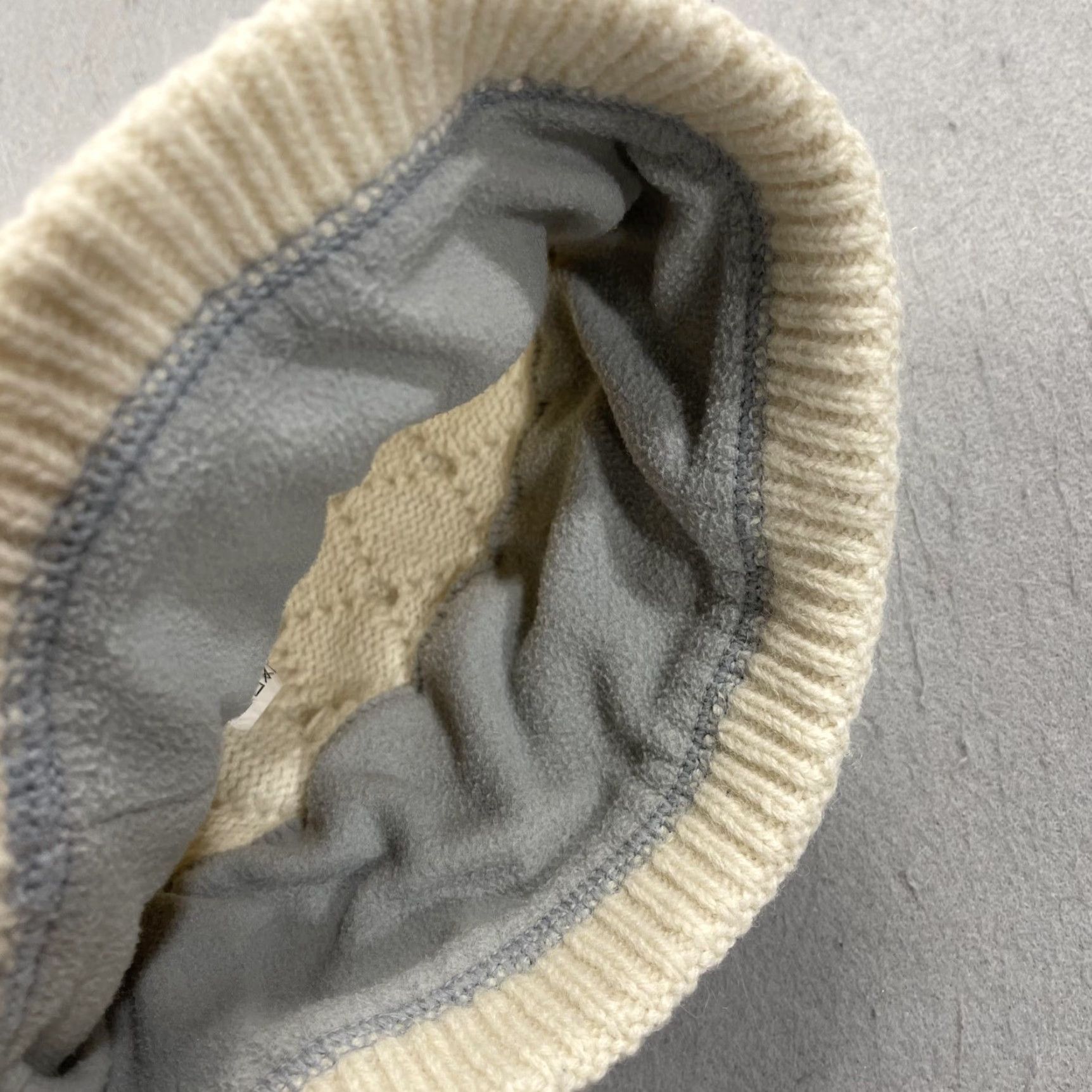 Patagonia Patagonia Hat Beanie Womens One Size White Diamond Knit Honeycomb Fleece Winter Size ONE SIZE - 5 Thumbnail