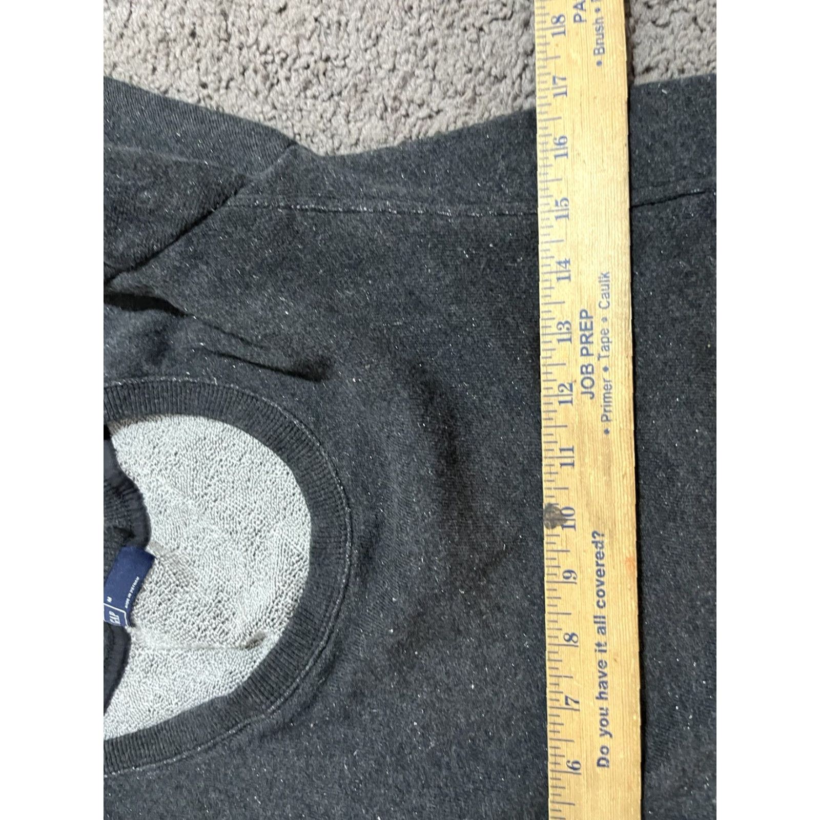 Gap GAP Woman's Crew Neck Pullover Knit Sweater Long Sleeve Gray Medium Size M / US 6-8 / IT 42-44 - 4 Thumbnail