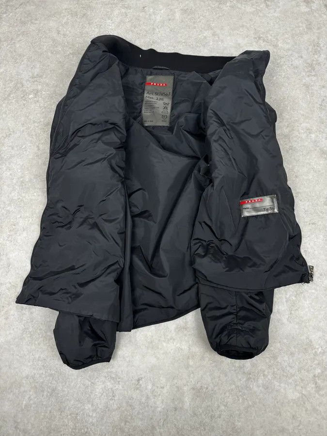 Prada 2000s Prada Black Nylon Bomber Jacket Size US L / EU 52-54 / 3 - 7 Thumbnail