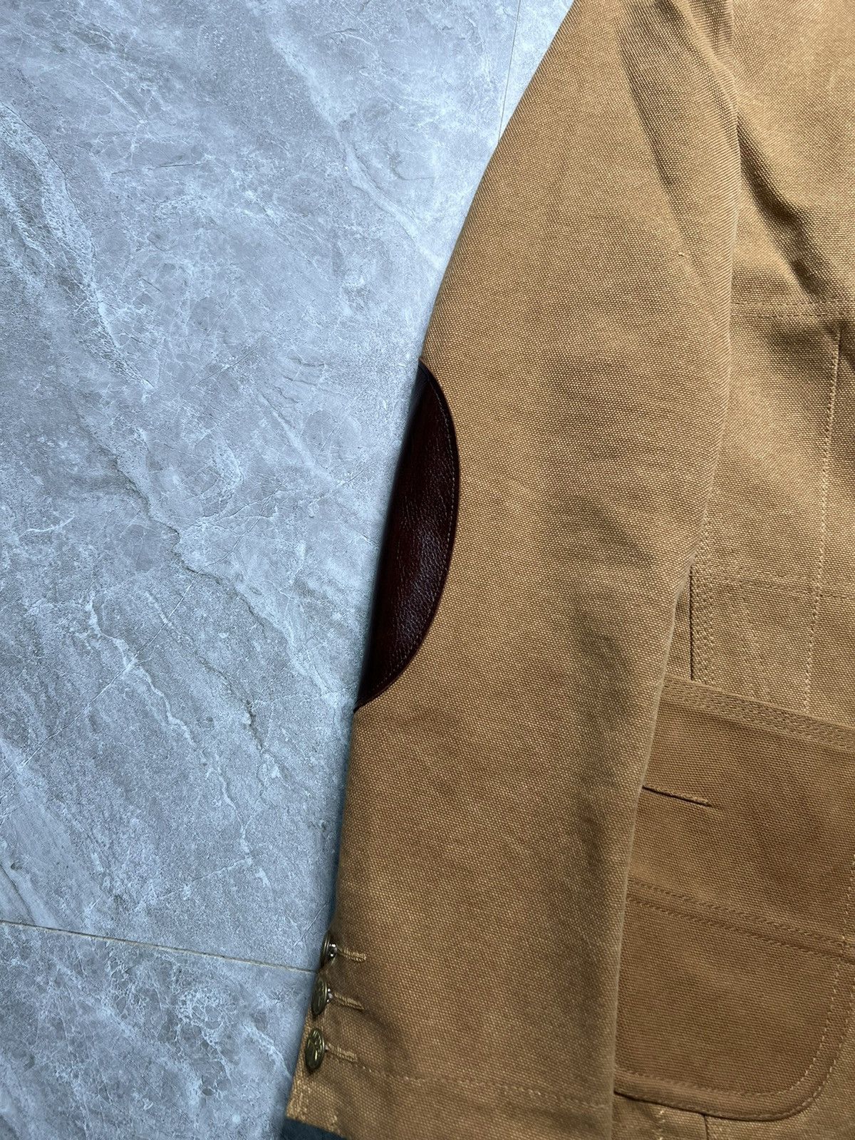 Junya Watanabe Junya Watanabe S/S 12 Heavy Canvas Cotton Patchwork Blazer Size US XS / EU 42 / 0 - 4 Thumbnail