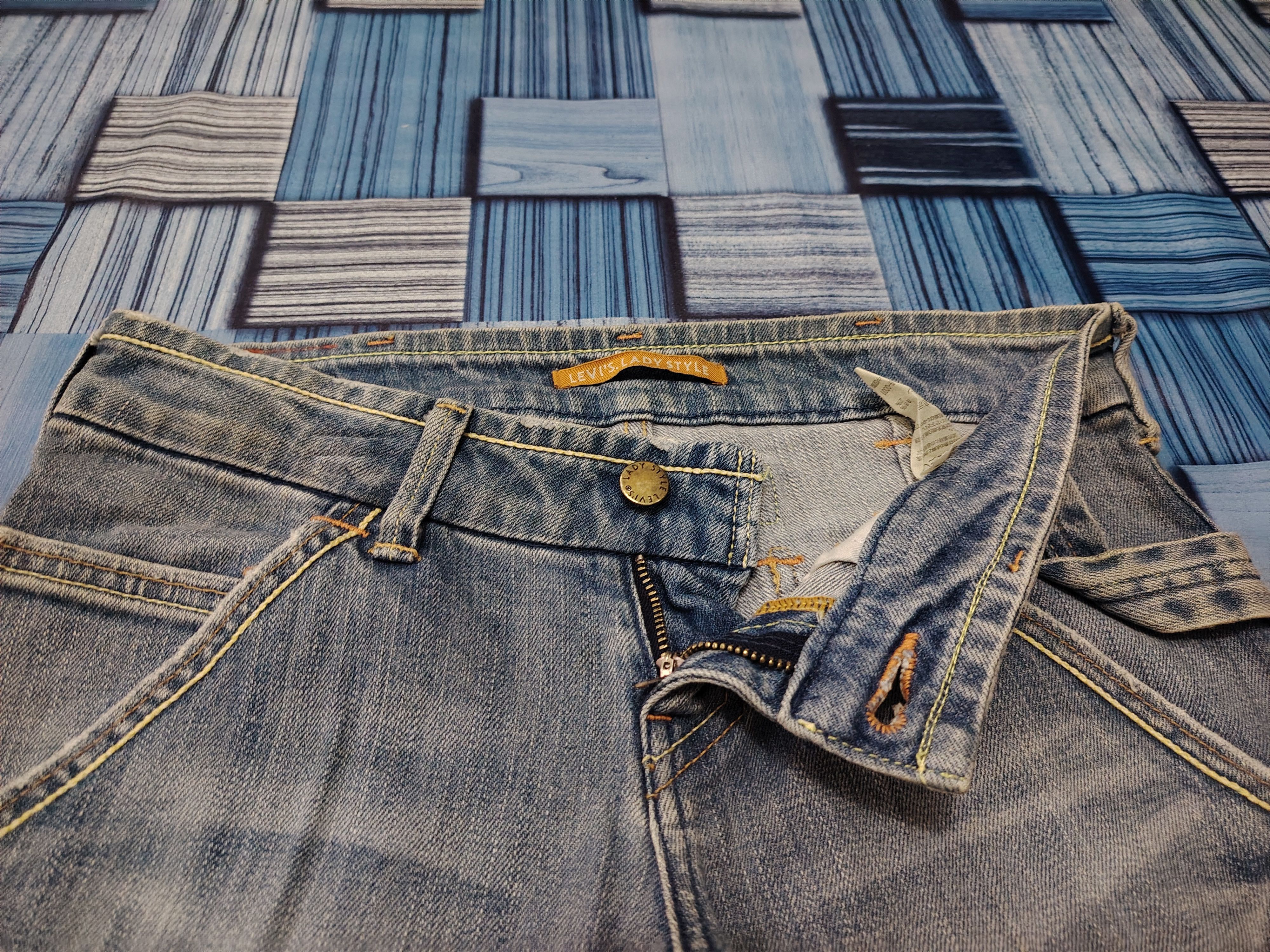 Levi's Japanese Levi's Lady Style Distressed denim Flare Jeans Size US 29 - 12 Thumbnail