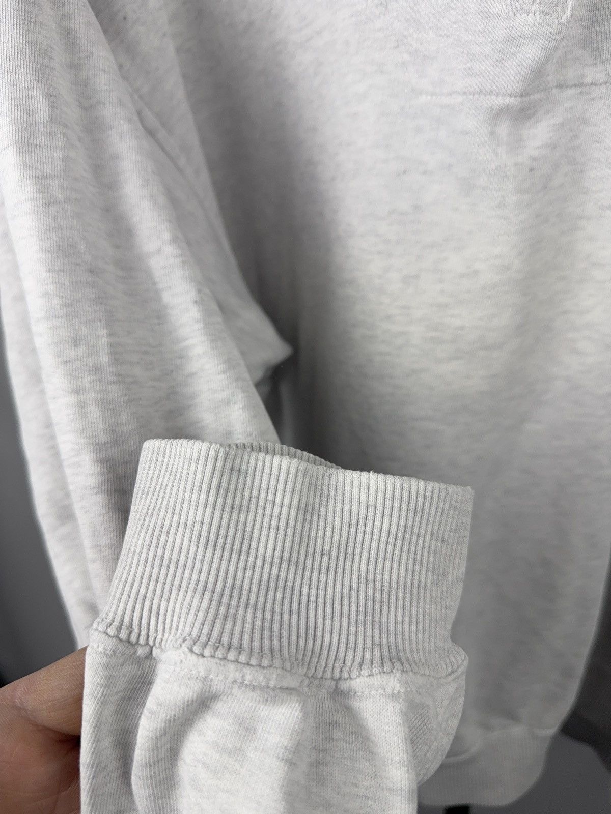 Lacoste 80s Chemise Lacoste Half Zip Sweatshirt Grey Made in France Size US M / EU 48-50 / 2 - 11 Thumbnail