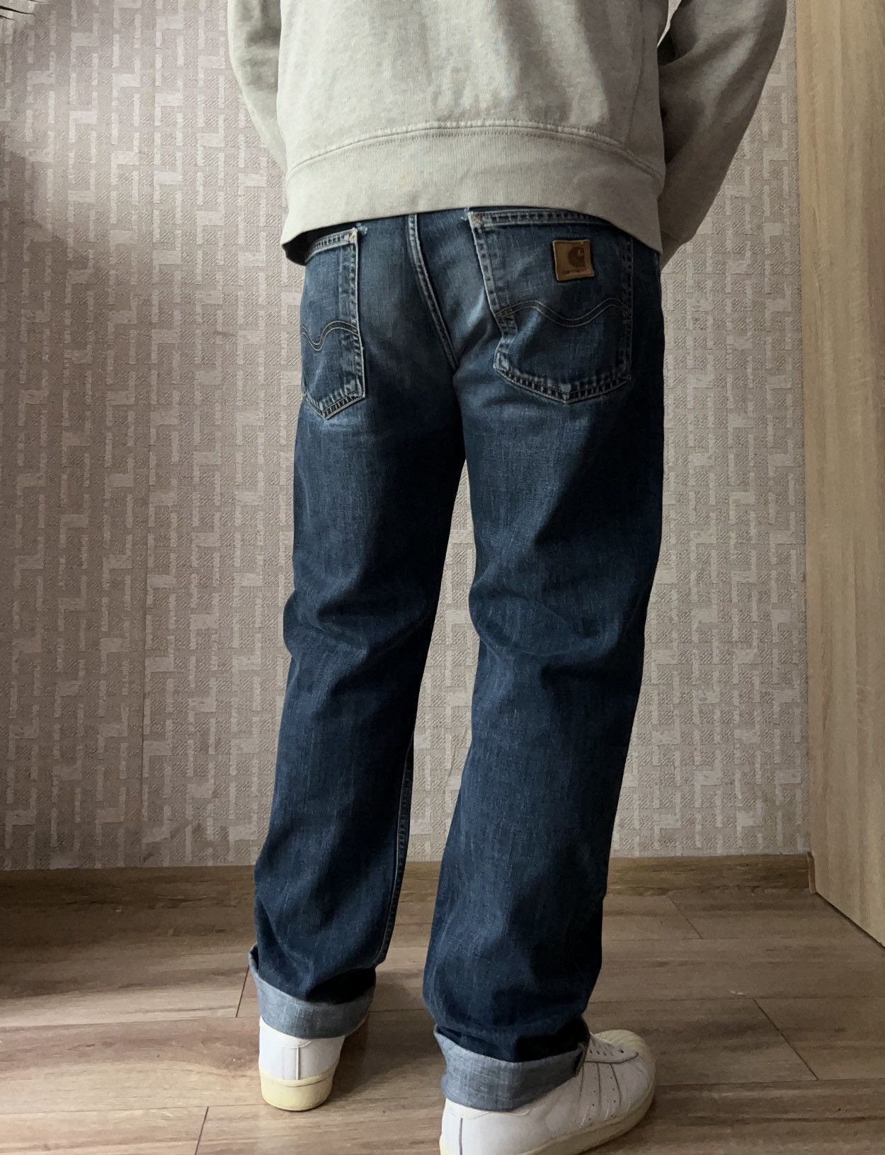 Carhartt × Vintage Vintage Carhartt Selvedge distressed jeans mens Size US 32 / EU 48 - 1 Thumbnail