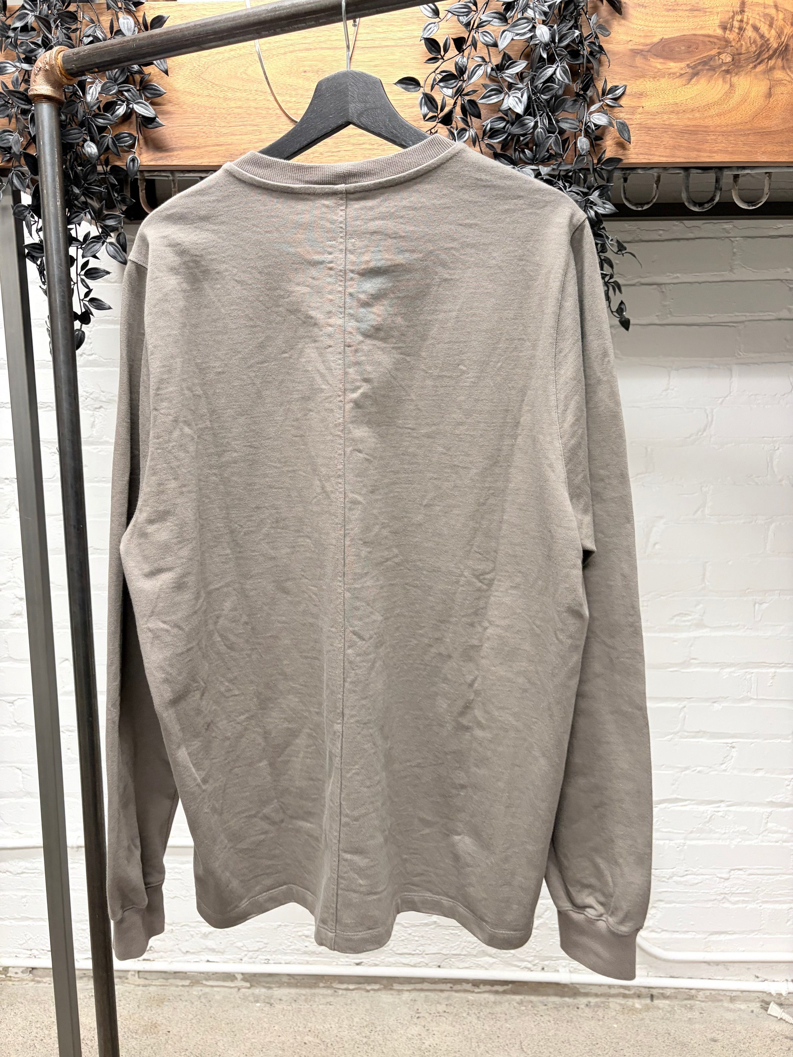 Rick Owens SS2023 Rick Owens ‘Edfu’ Dust Brown Sweatshirt Size US XXL / EU 58 / 5 - 4 Thumbnail