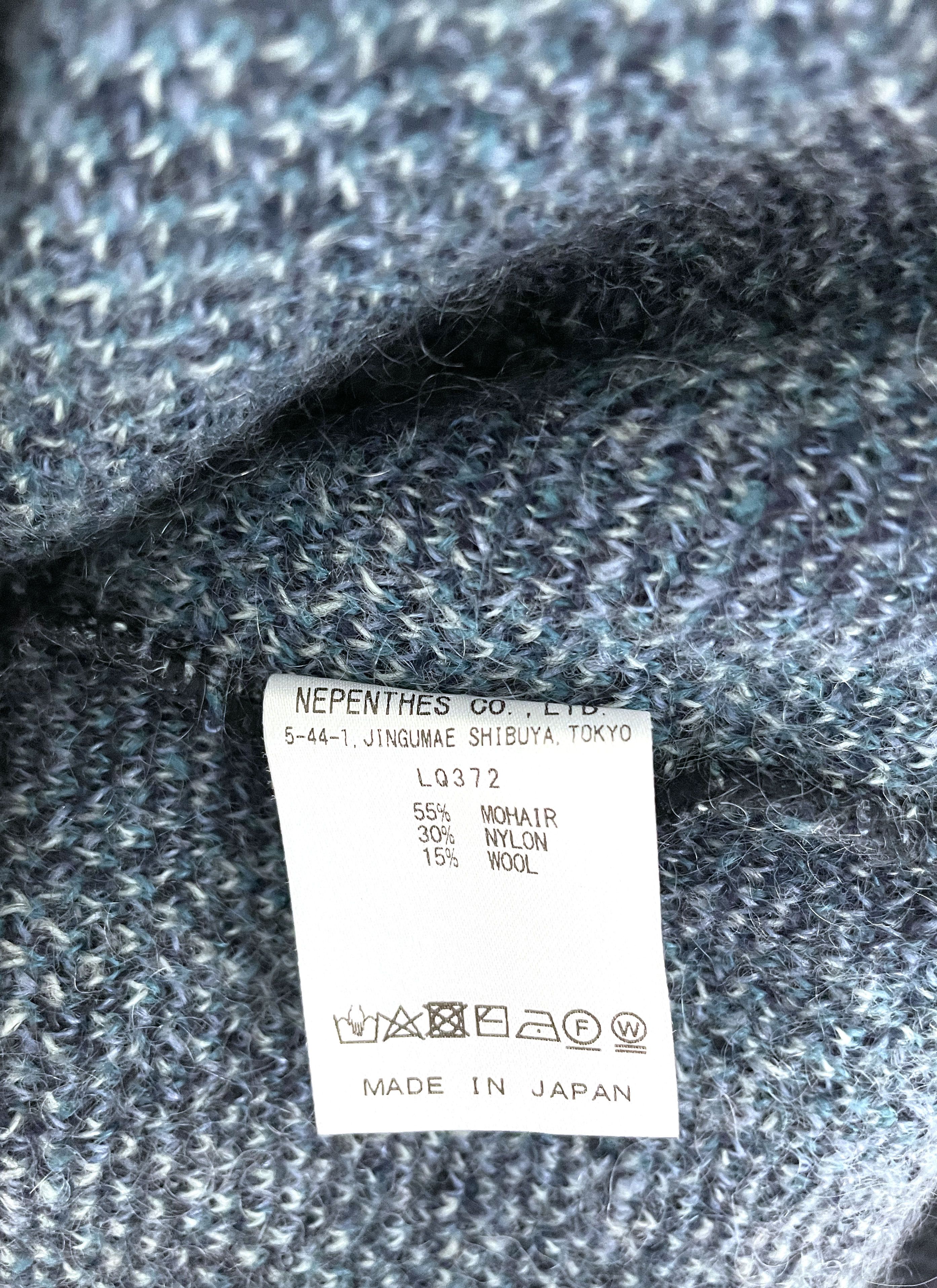 Needles Beams Striped Mohair Cardigan Size US L / EU 52-54 / 3 - 4 Thumbnail