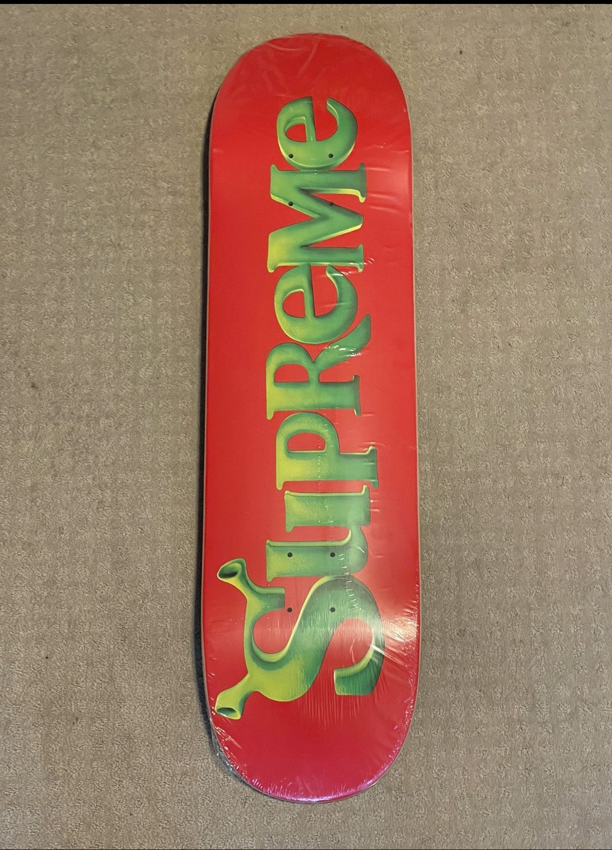 Supreme Supreme X Shrek Skateboard Red | Grailed