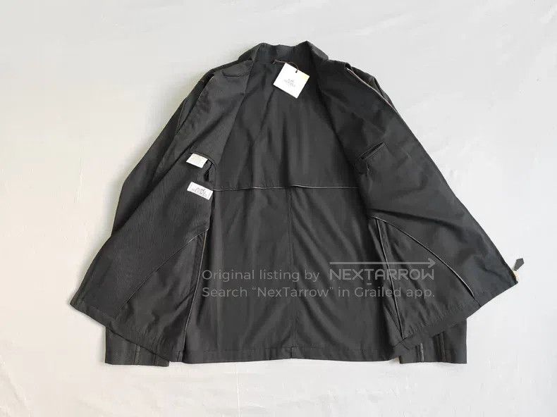 Hermes Hermes Jacket, black, lamb leather paneling, classic admin Size US L / EU 52-54 / 3 - 5 Thumbnail
