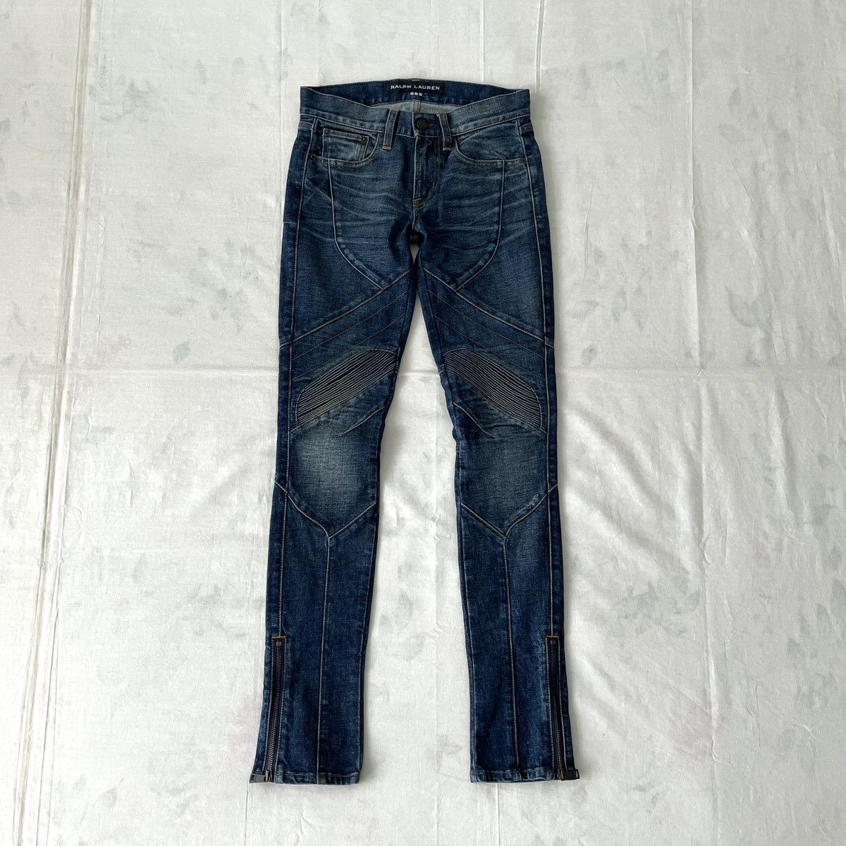 Polo Ralph Lauren Polo Ralph Lauren Bikers Denim Jeans Size US 29 - 1 Thumbnail