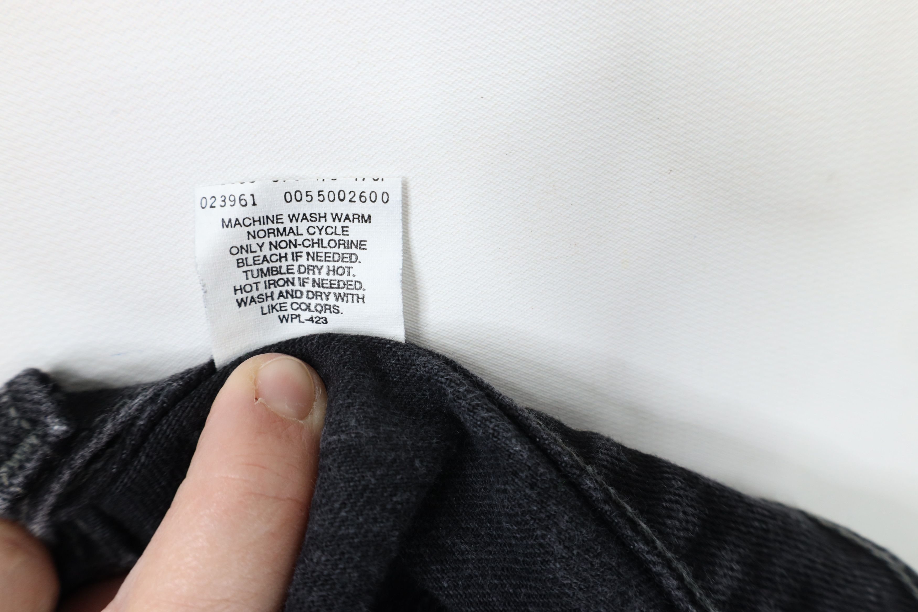 Levi's × Vintage Vintage 90s Levis 550 Relaxed Fit Denim Jeans Black Cotton Size US 38 / EU 54 - 12 Thumbnail
