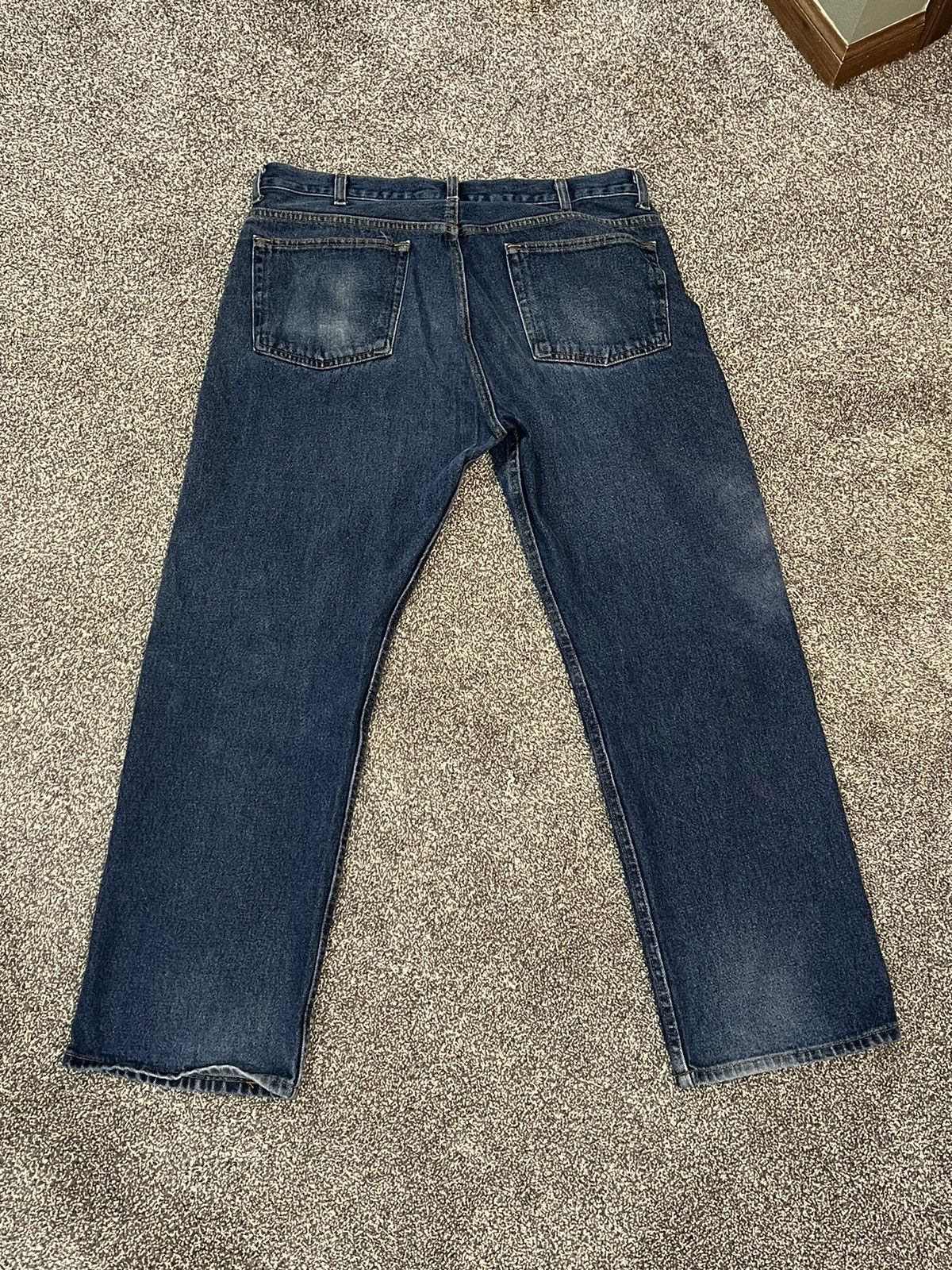 Japanese Brand × Vintage Baggy Distressed Denim 38x30 Size US 38 / EU 54 - 9 Thumbnail