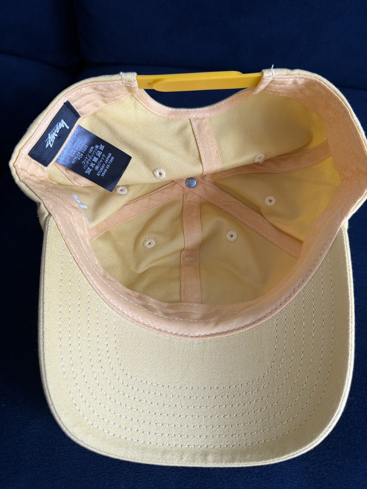 Stussy Yellow Stussy S hat Size ONE SIZE - 2 Thumbnail