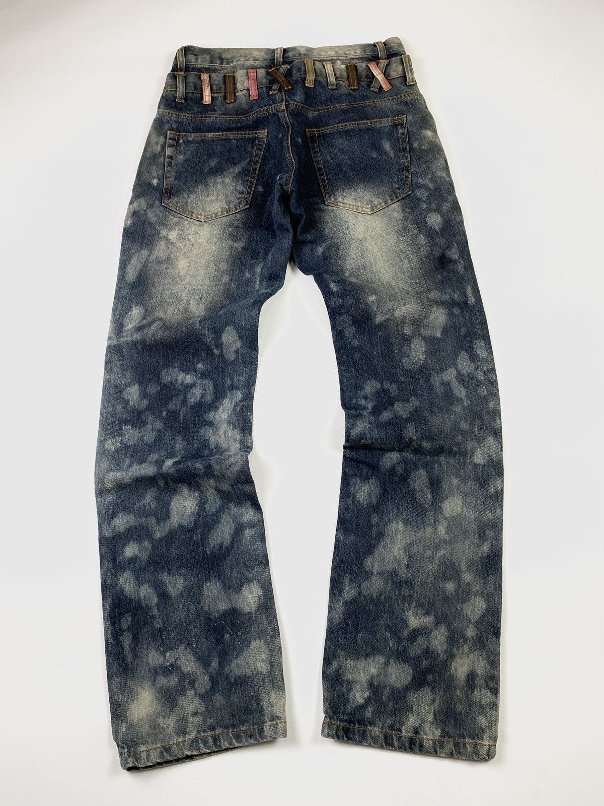 Hysteric Glamour Double waist jeans pant explosion by nylaus bleachwash 30x32 Size US 30 / EU 46 - 7 Thumbnail