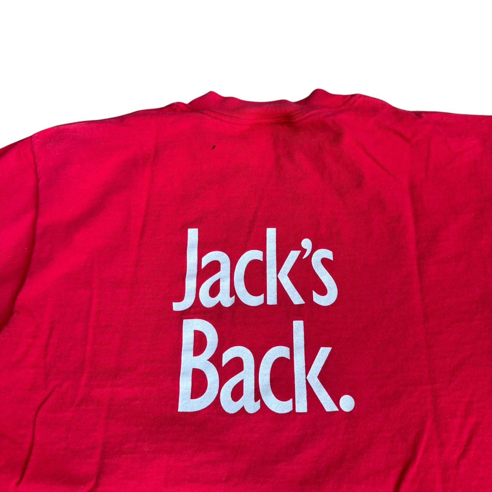 Tultex Vintage Jack in the Box Tee Shirt Red Mens Large Tultex Size US L / EU 52-54 / 3 - 4 Thumbnail